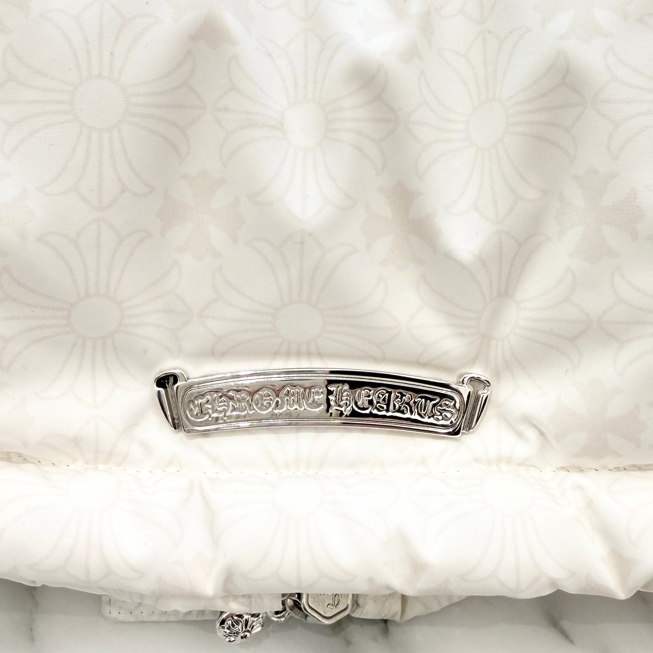 CHROME HEARTS Cropped CH Plus Stiff Down Jacket Size S クロムハーツ クロップド CHプラス スティッフ ダウンジャケット サイズS