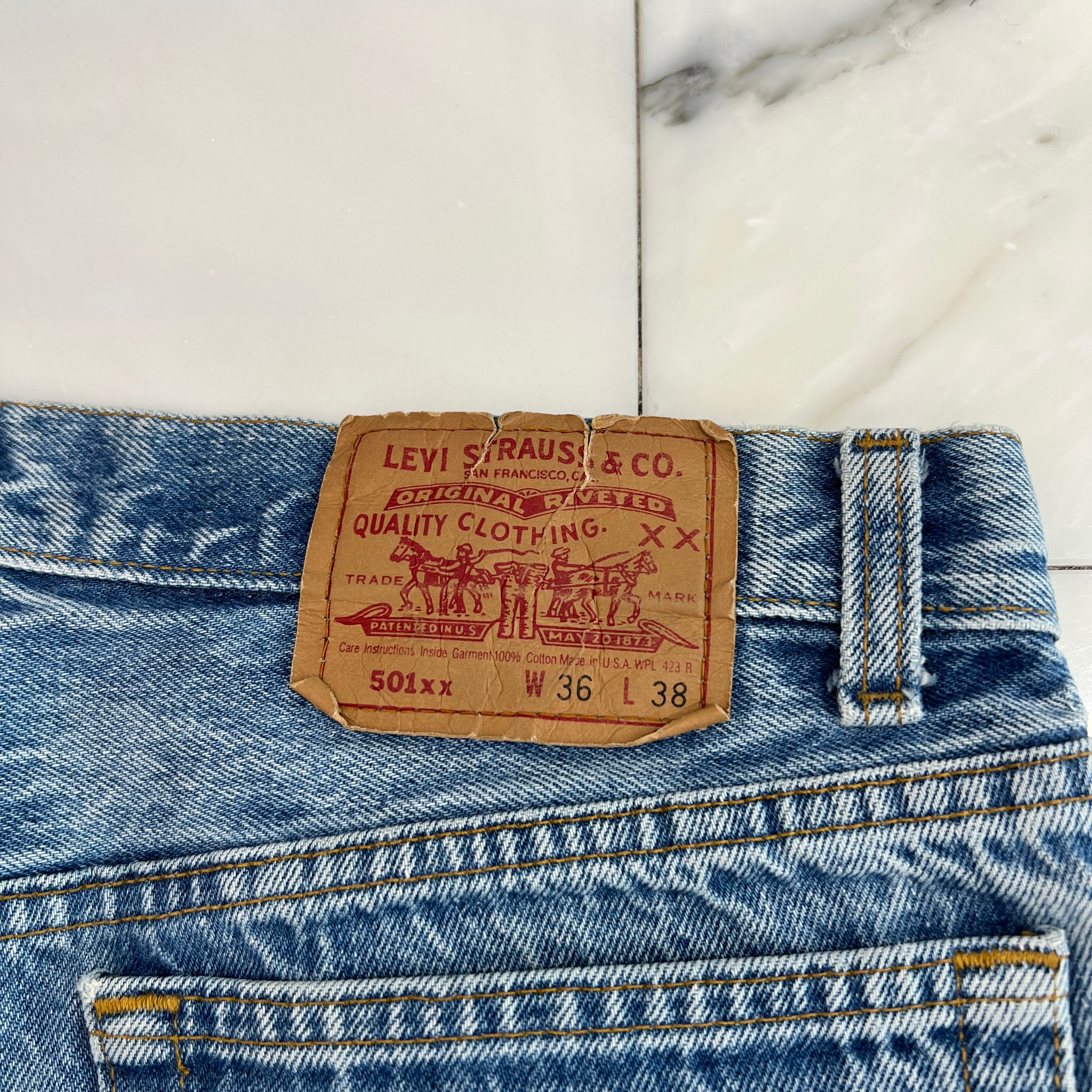 ABOUT DREAMS Butterfly Denim Shorts Size W36×L38 アバウト