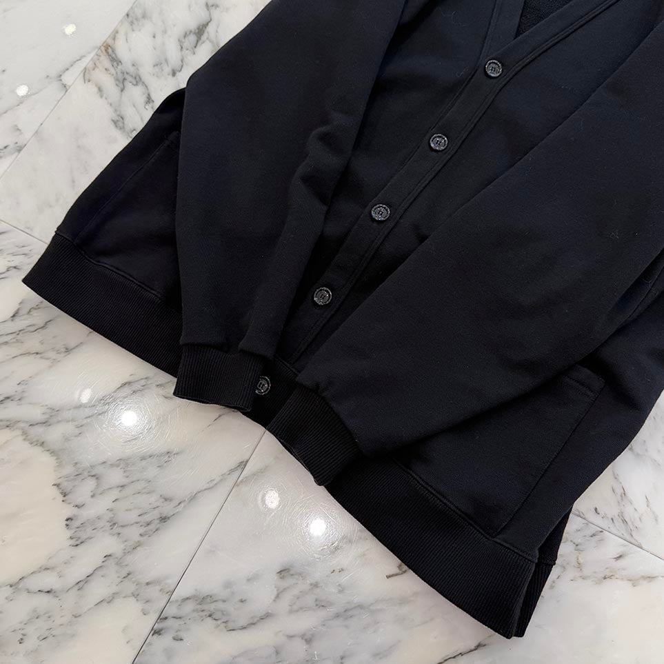 CELINE 2021AW Back Logo Print Oversized Cardigan 2Y672670Q Size S セリーヌ バックロゴプリント オーバーサイズ カーディガン サイズS