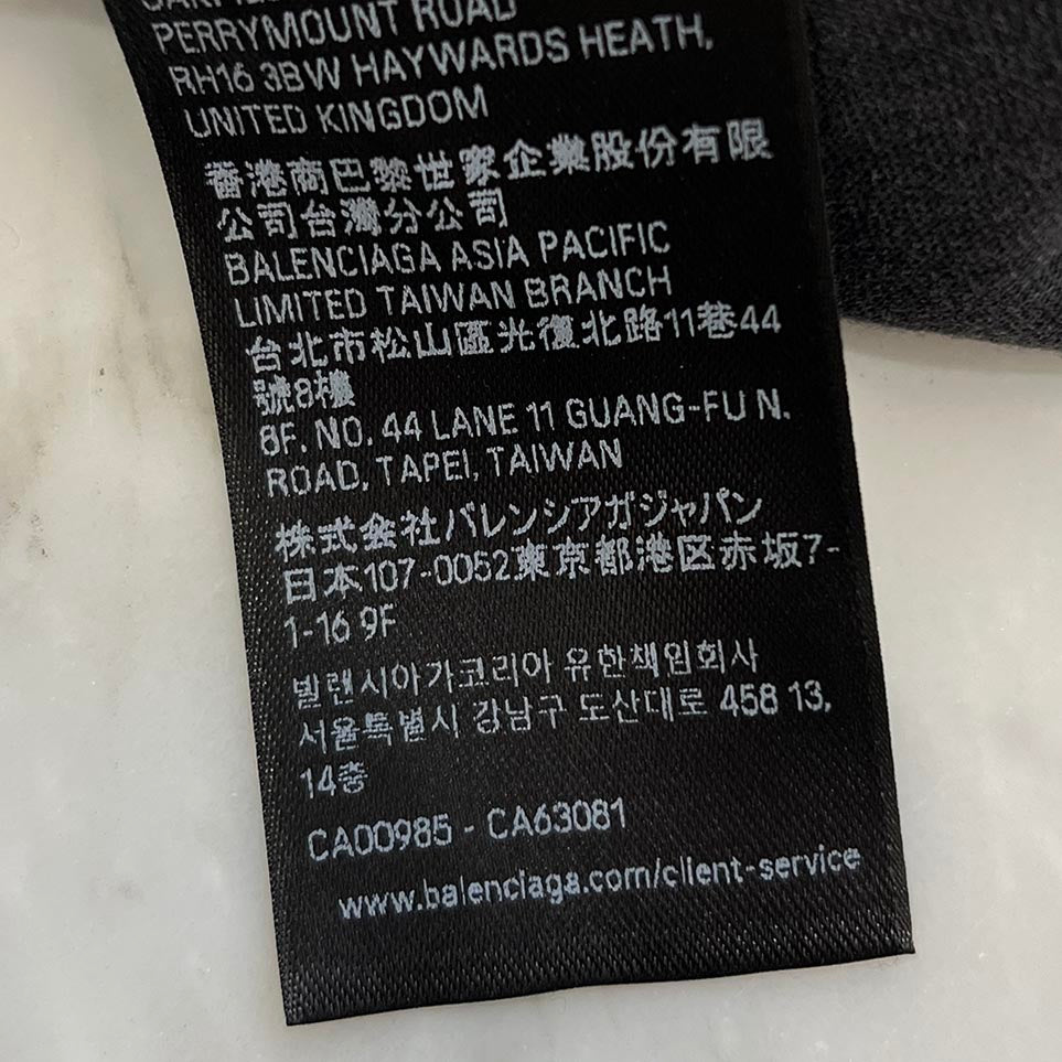 BALENCIAGA 2025SS Political Campaign Inside Out Tee 830247TSVF39668 Size XXS バレンシアガ ポリティカルキャンペーンインサイドアウトTシャツ サイズXXS