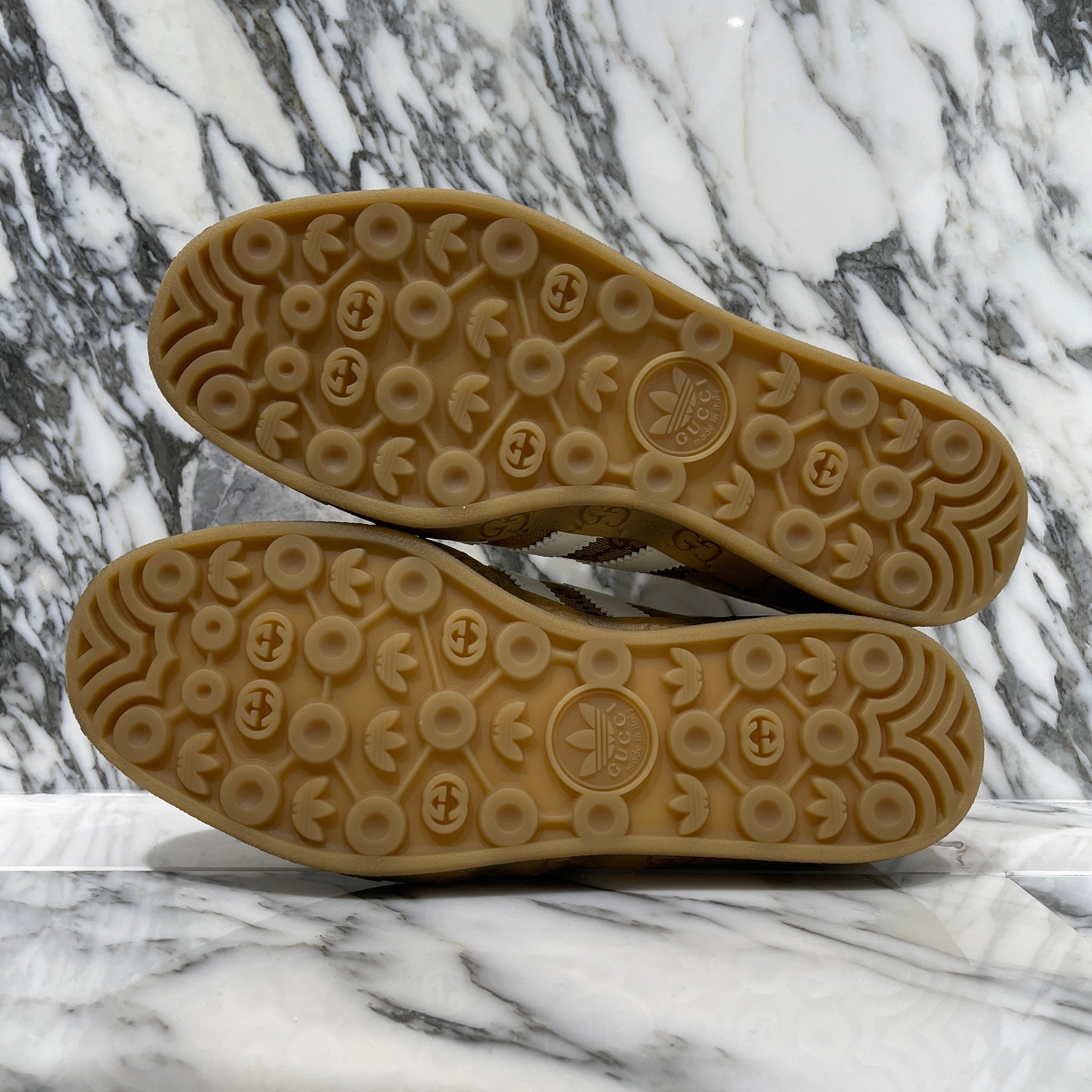 adidas × GUCCI 2022SS GG Supreme GAZELLE Sneaker 707850 UWV20 Size