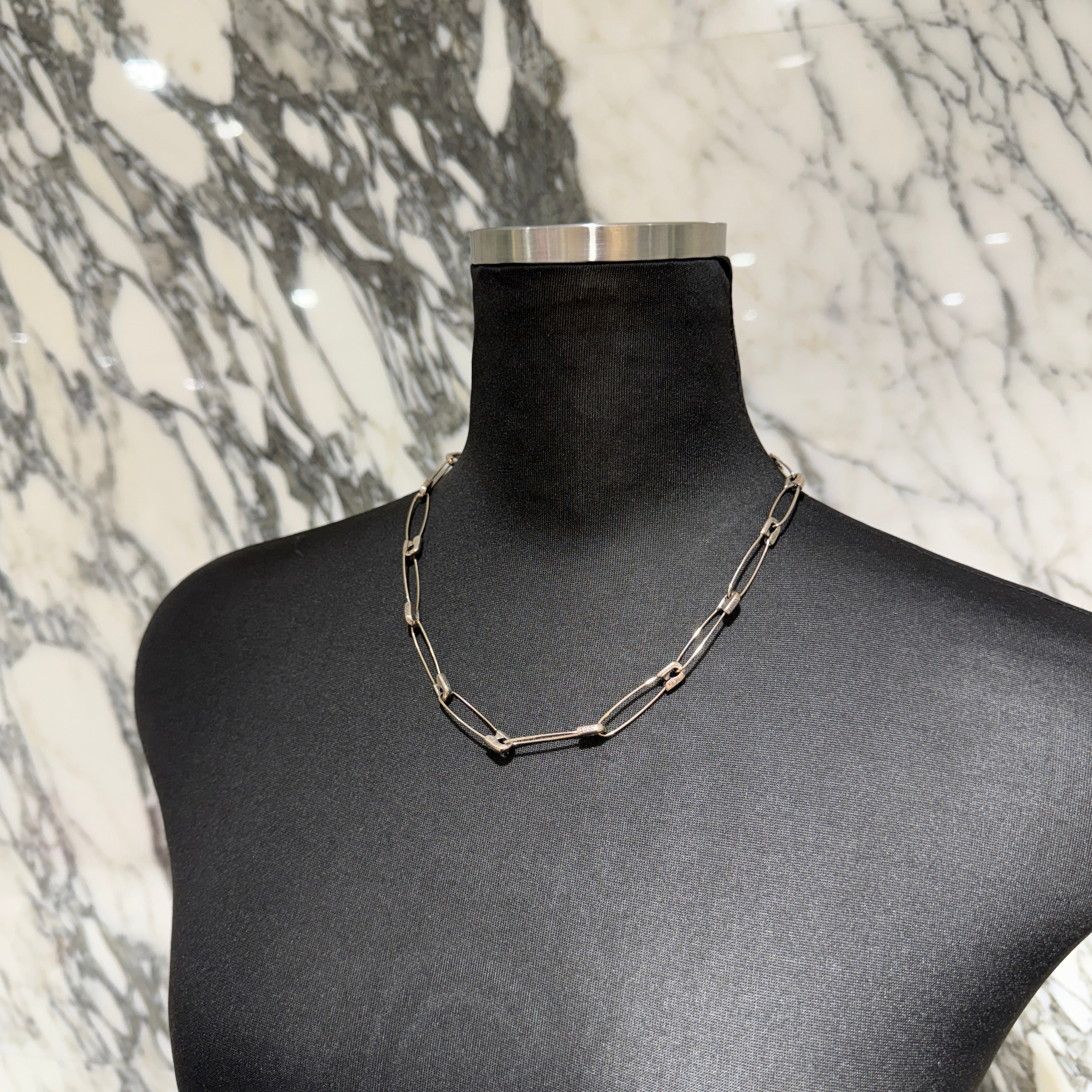 CHROME HEARTS Safety Pin Necklace 17Link クロムハーツ セーフティピン ネックレス 17リンク