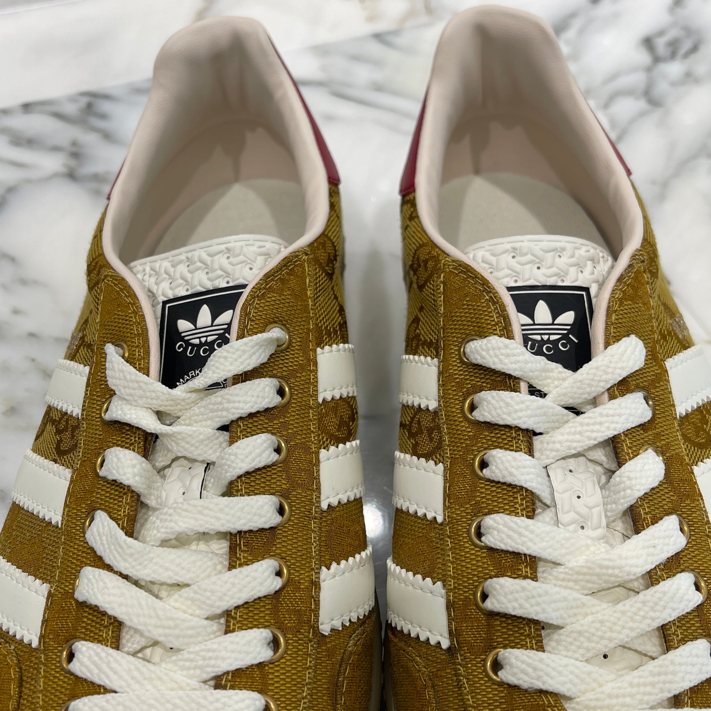 adidas × GUCCI 2022SS GG Supreme GAZELLE Sneaker 707850 UWV20 Size 25.5cm アディダス × グッチ GGシュプリーム ガゼル スニーカー サイズ25.5cm