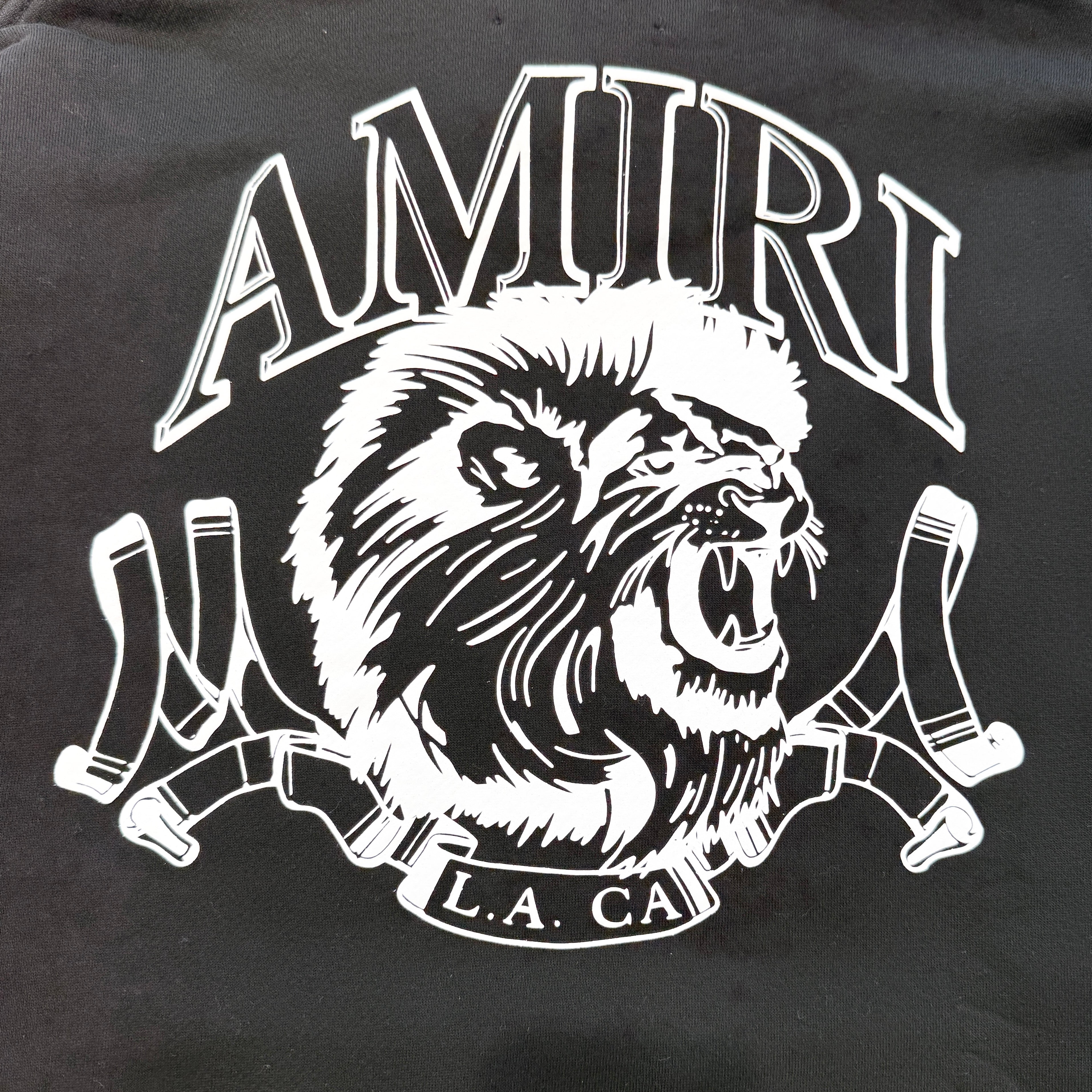 AMIRI 2024AW Lion Outline Pullover Hoodie AMJYHD1067 Size XL アミリ ライオンアウトライン フーディー サイズ XL