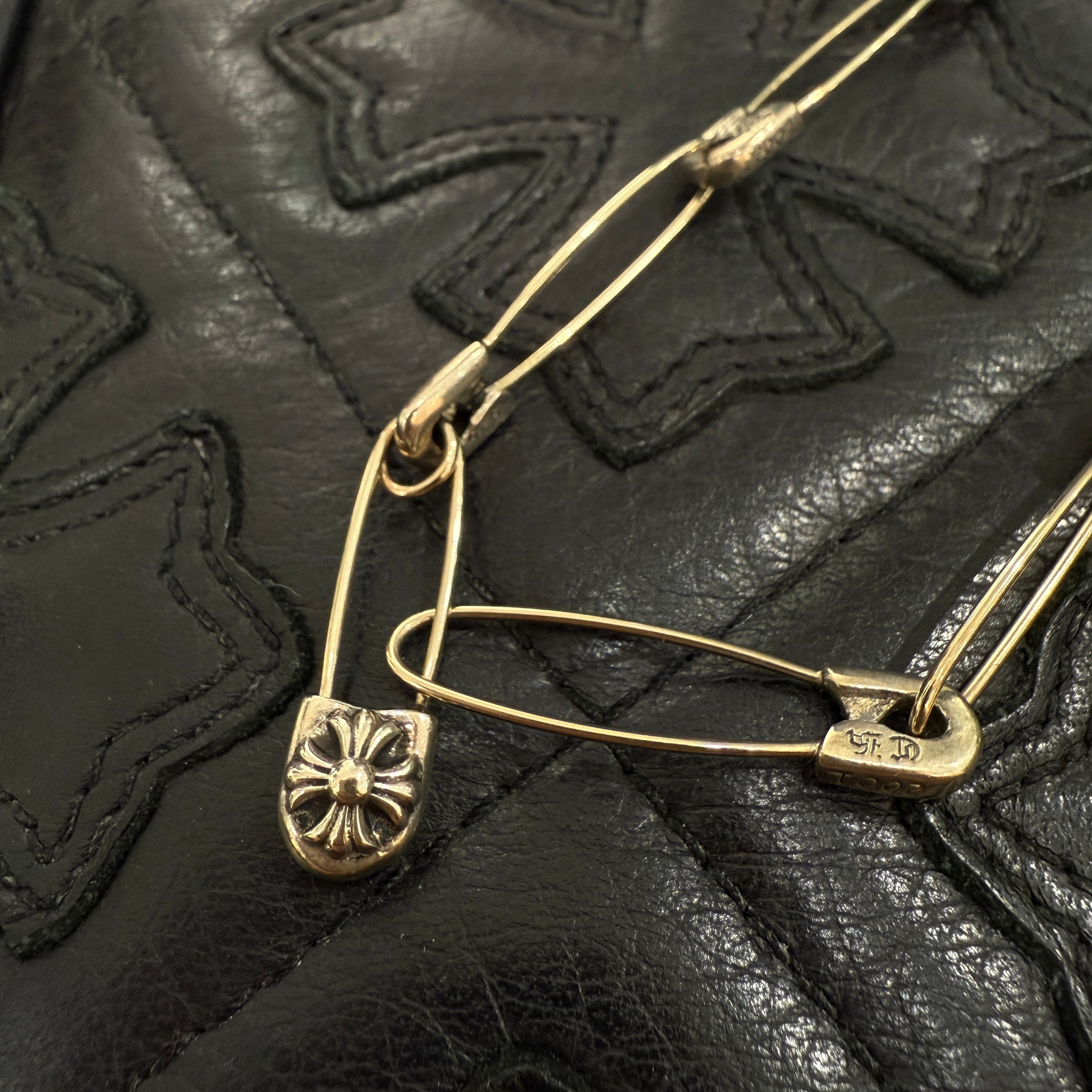CHROME HEARTS Safety Pin Necklace 17Link クロムハーツ セーフティピン ネックレス 17リンク