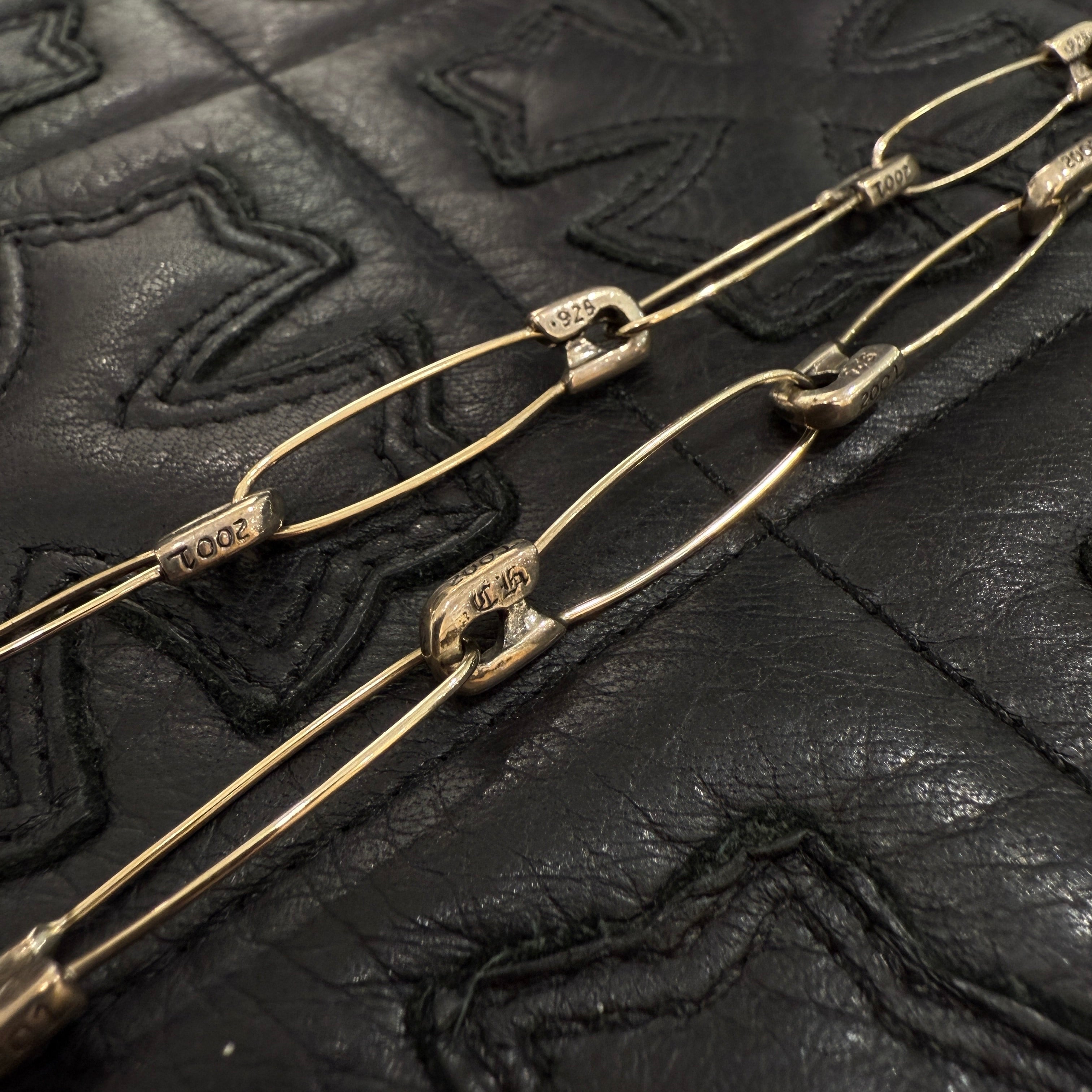 CHROME HEARTS Safety Pin Necklace 17Link クロムハーツ セーフティピン ネックレス 17リンク