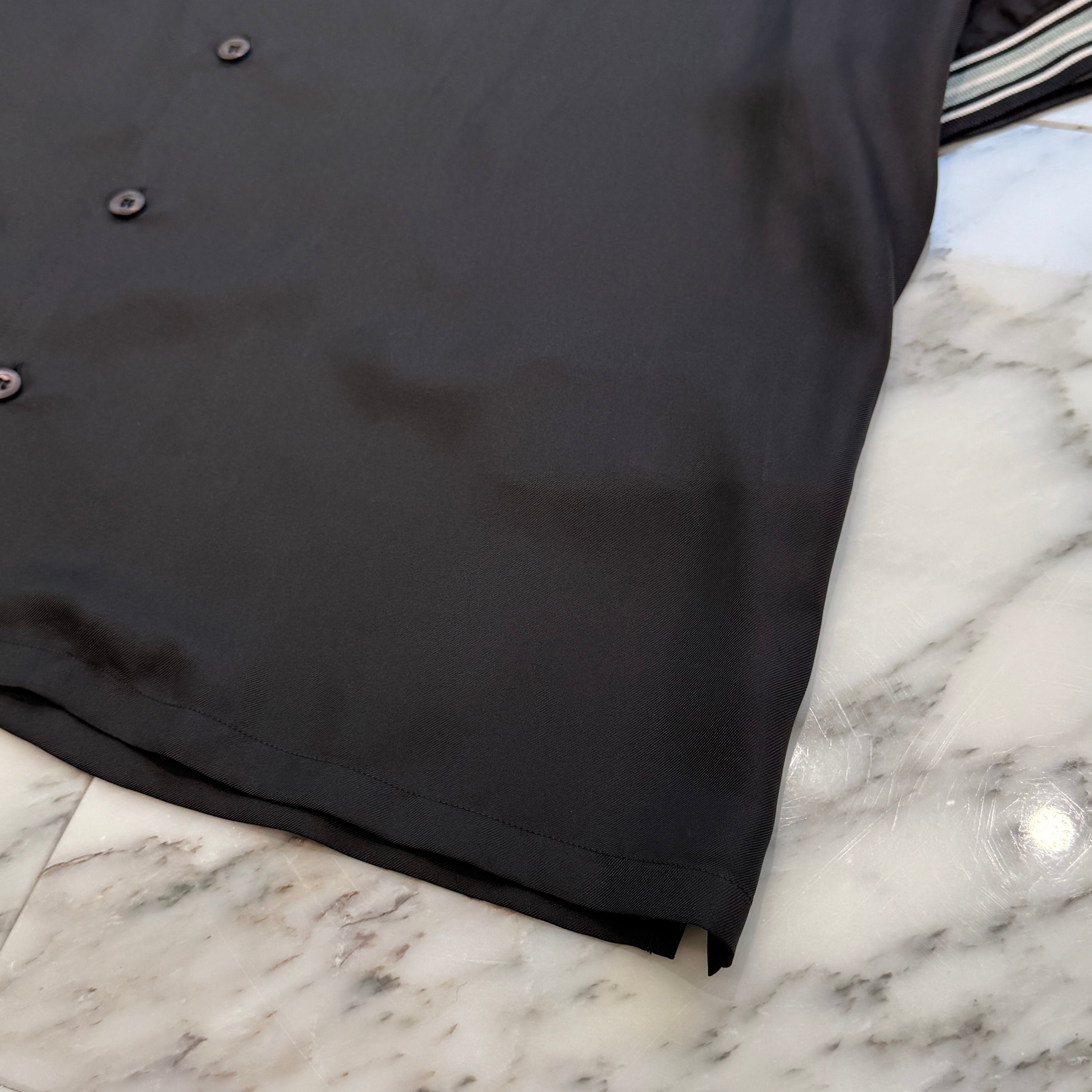 PRADA 2024SS Short Sleeve Silk Twill Shirt USC501 S000 1QWC サイズ S プラダ ショートスリーブ シルクツイルシャツ サイズS