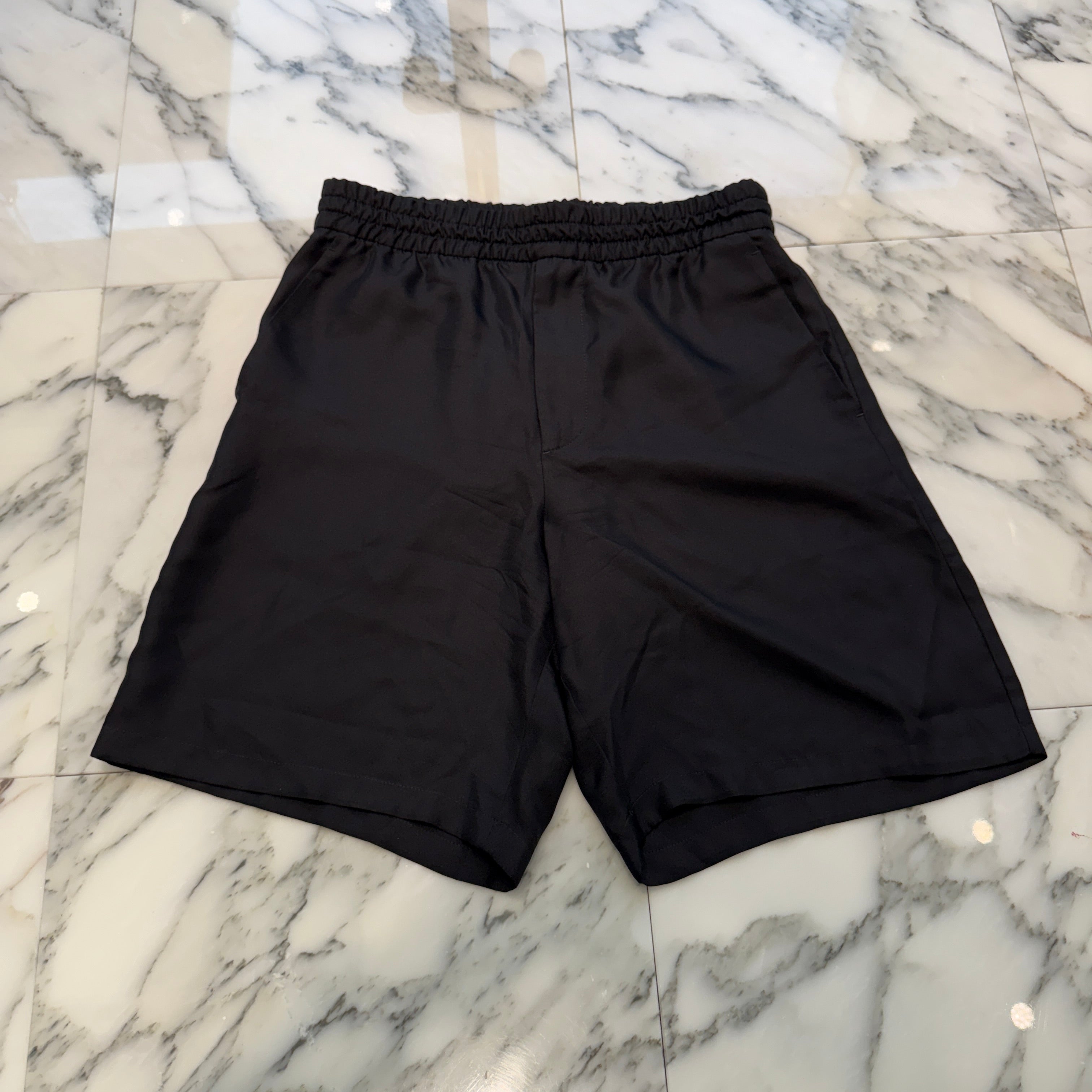 PRADA シルクバミューダショーツ ブラック L SPH376 PRADA 2024SS Silk Bermuda Shorts SPH376 S000 1QWC Size S プラダ
