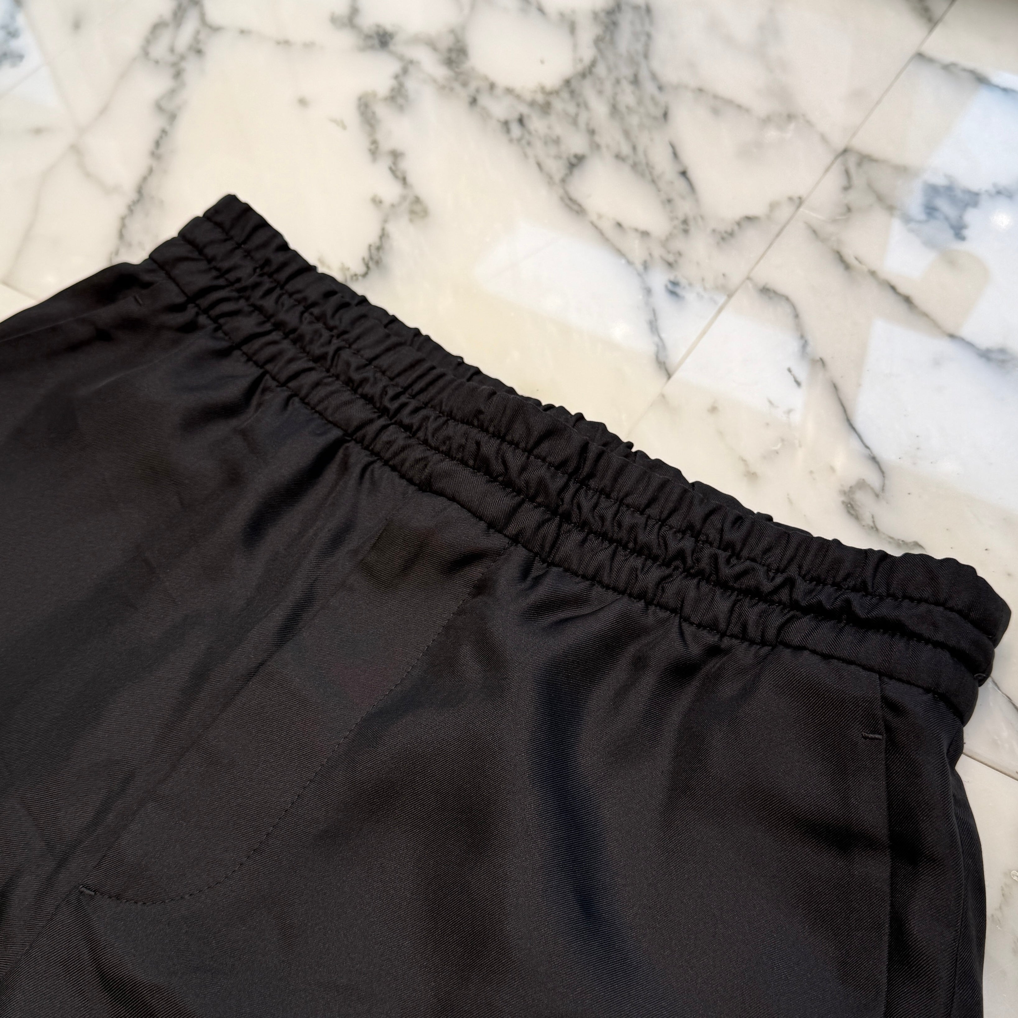 PRADA 2024SS Silk Bermuda Shorts SPH376 S000 1QWC Size S プラダ シルク バミューダショーツ サイズS