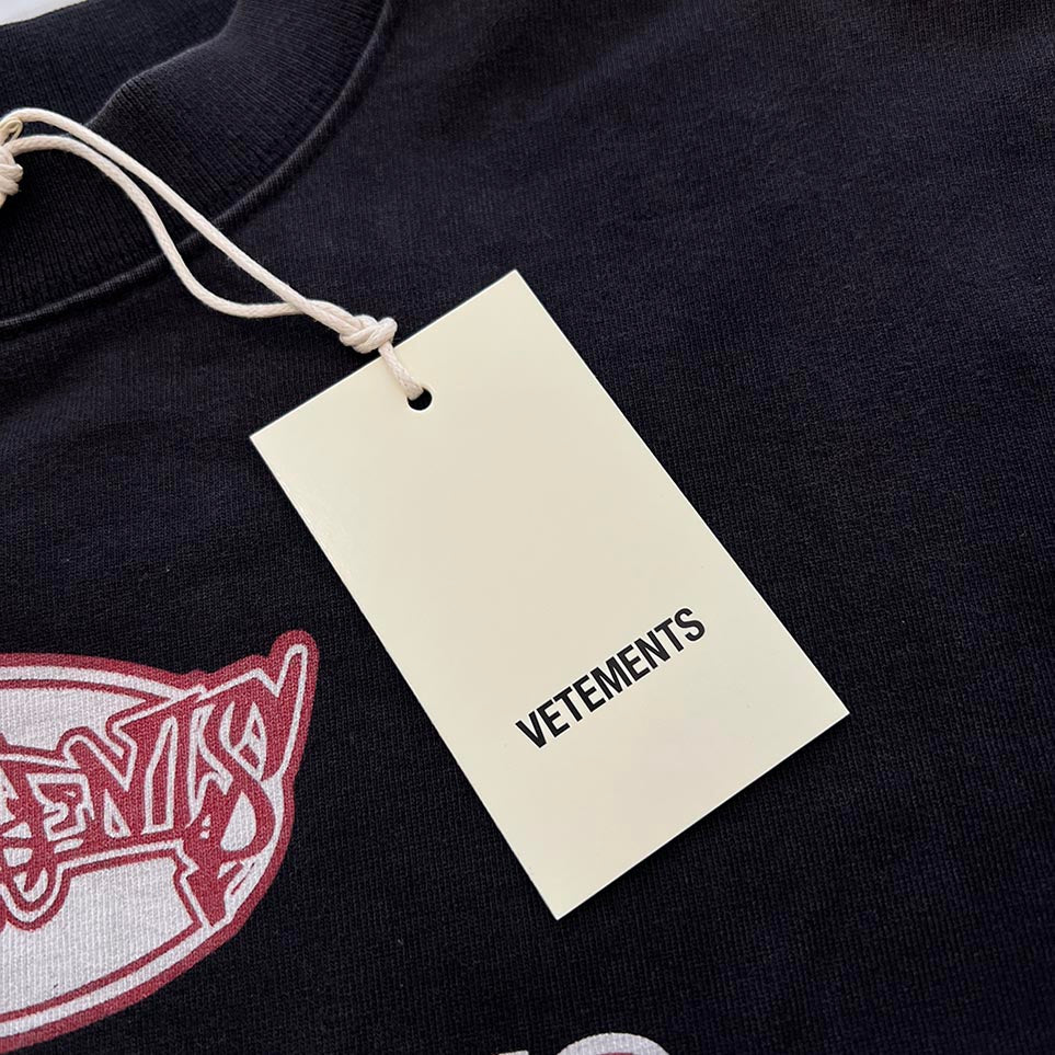 VETEMENTS 2018SS Open Sides Tee WSS18TR8 Size XS ヴェトモン オープンサイドTシャツ サイズXS