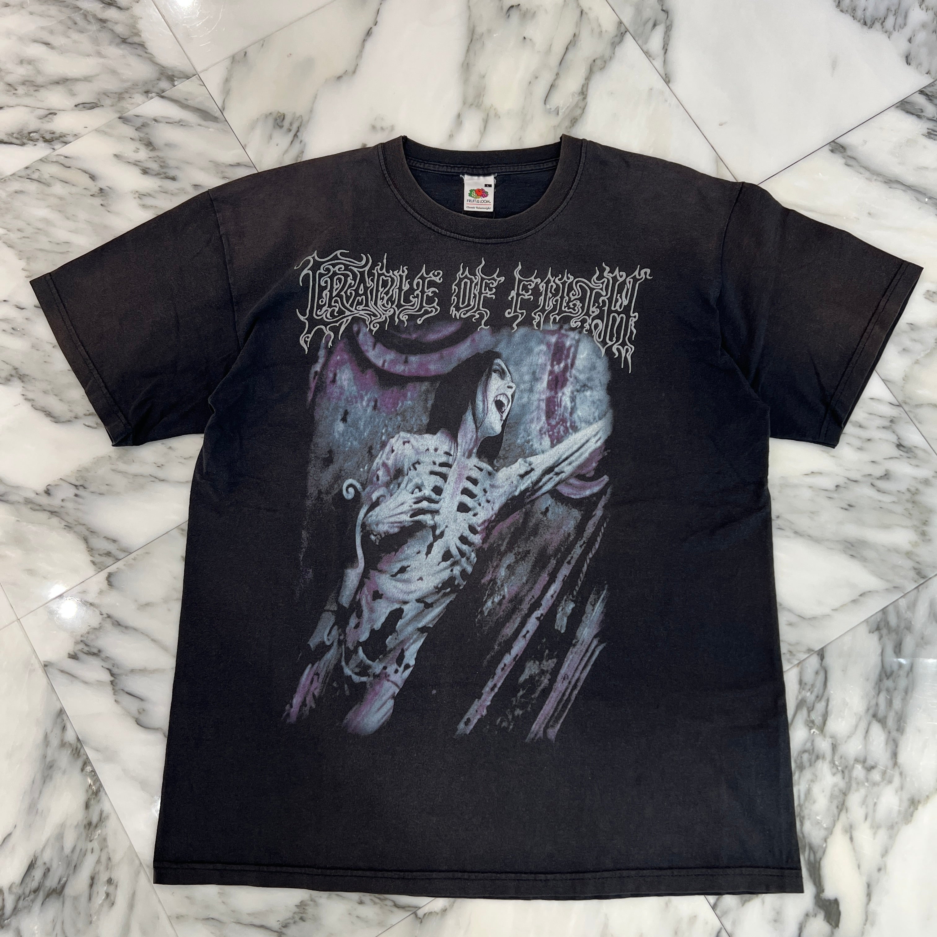 Vintage 00's Cradle Of Filth "Total Fucking Darkness" 2000 FRUIT OF THE LOOM S/S Tee Size L 90's クレイドルオブフィルス "トータルファッキングダークネス" 2000 フルーツオブザルーム社製 Tシャツ サイズL