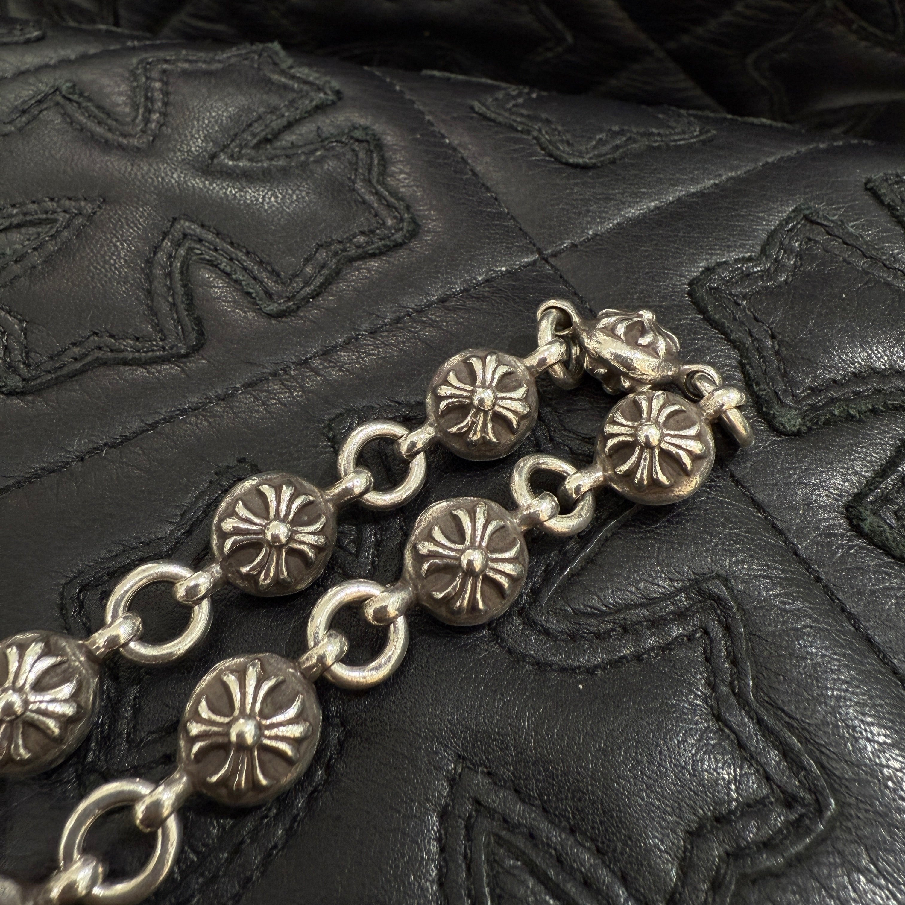 CHROME HEARTS 2CLIP Cross Ball Wallet Chain クロムハーツ 2クリップ クロスボール ウォレットチェーン