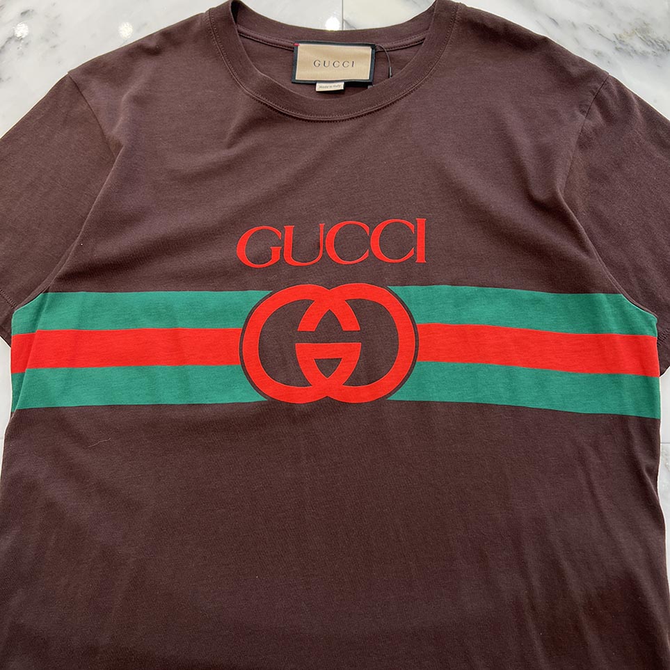 GUCCI 2023SS Interlocking Logo Print Tee 548334 XJET1 Size XS グッチ インターロッキング ロゴプリント Tシャツ サイズXS