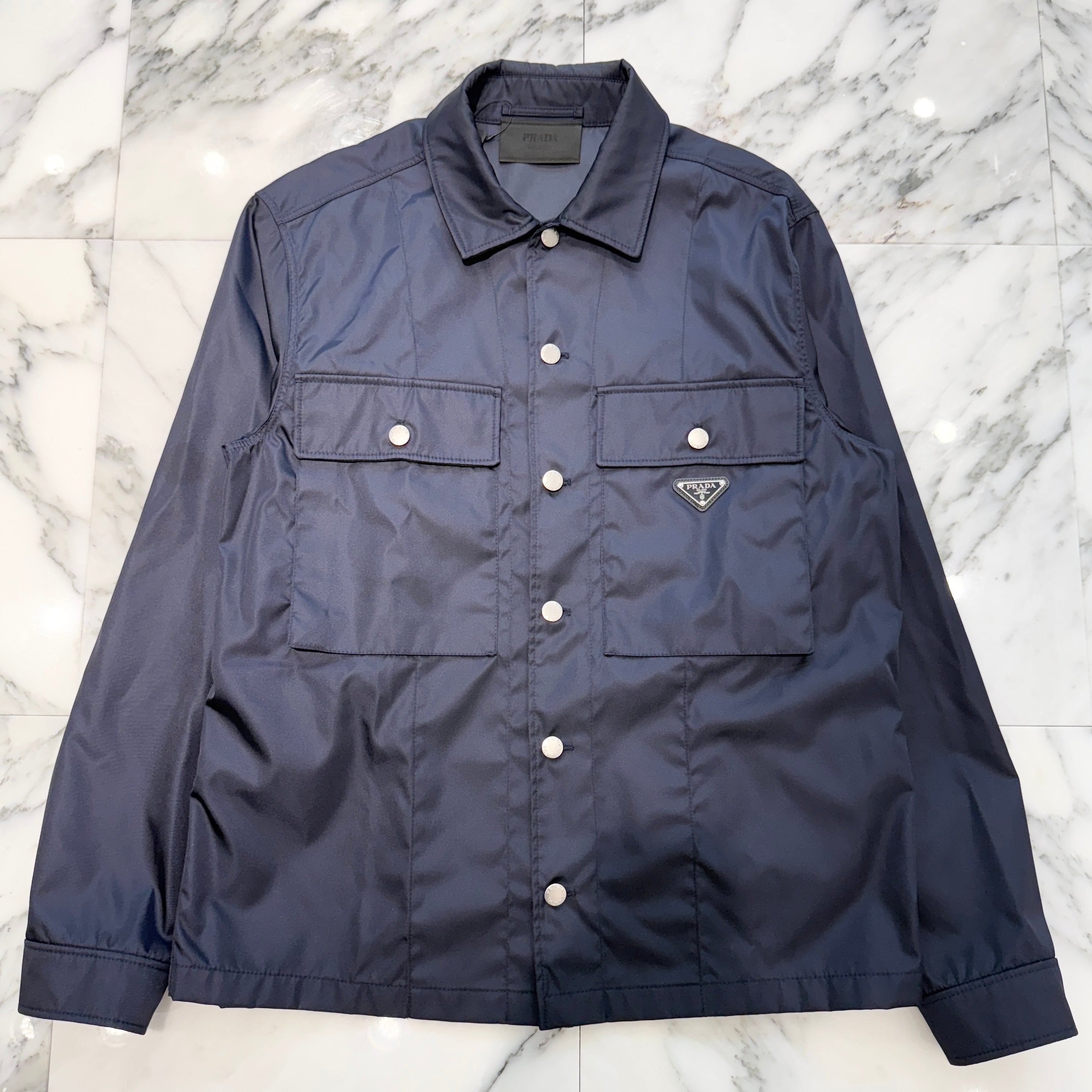 PRADA 2024SS Re-Nylon Blouson Jacket SGC151 S231 1WQ8 Size M プラダ リナイロン ブルゾンジャケット サイズM