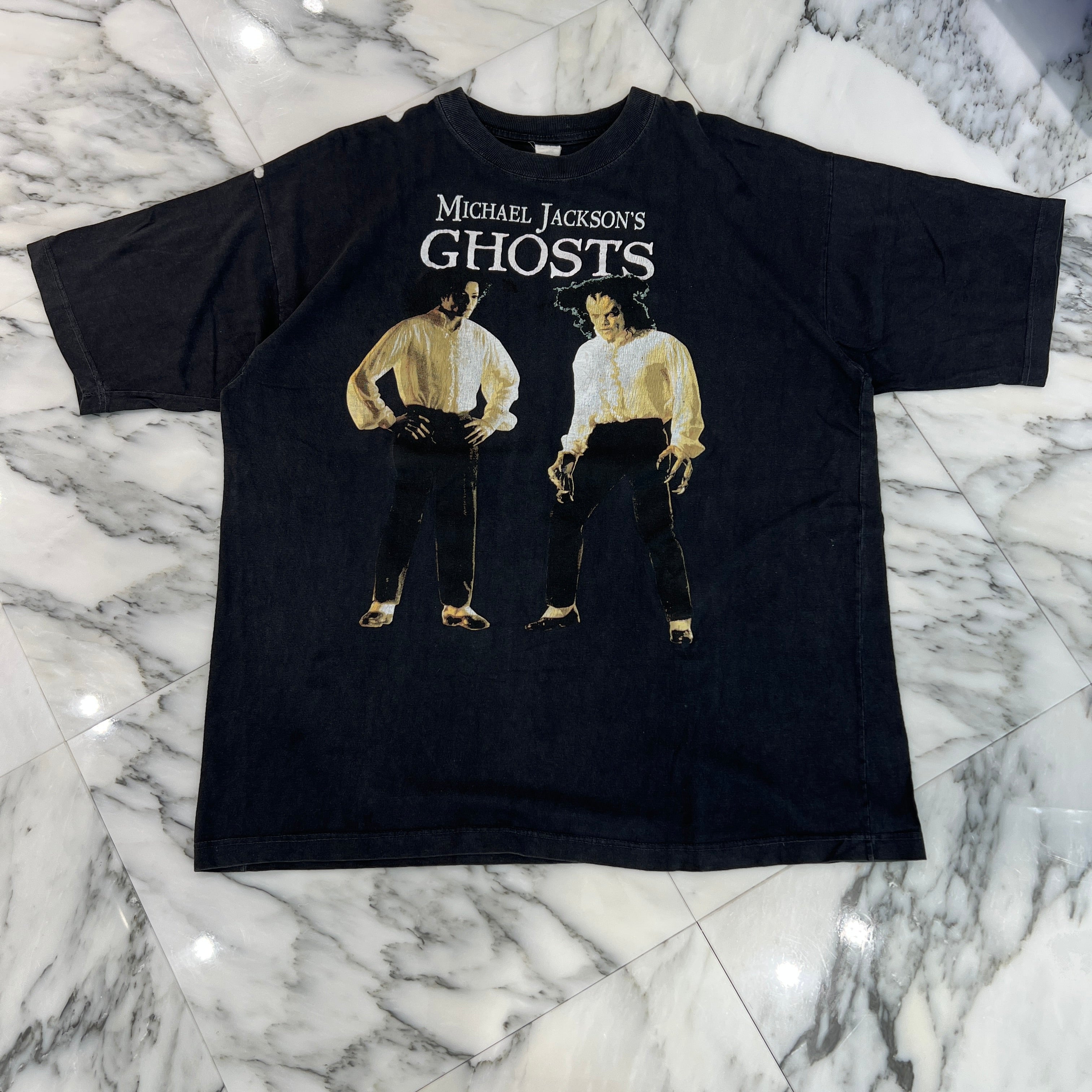Vintage 90's Michael Jackson's "GHOSTS" Short Film 1997 S/S Tee Size XL 90's マイケル・ジャクソン "ゴースト" ショートフィルム 1997 Tシャツ サイズXL