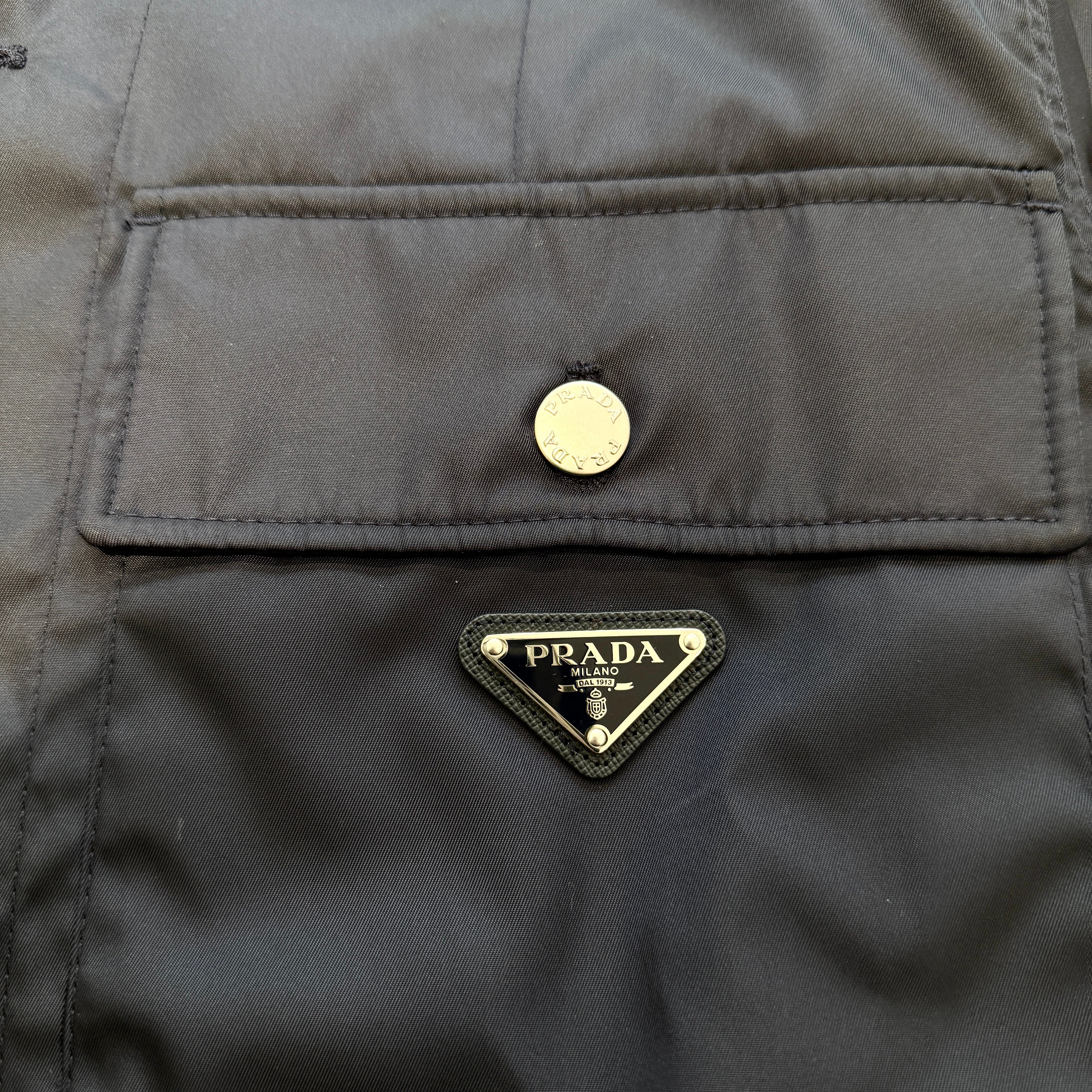 PRADA 2024SS Re-Nylon Blouson Jacket SGC151 S231 1WQ8 Size M プラダ リナイロン ブルゾンジャケット サイズM