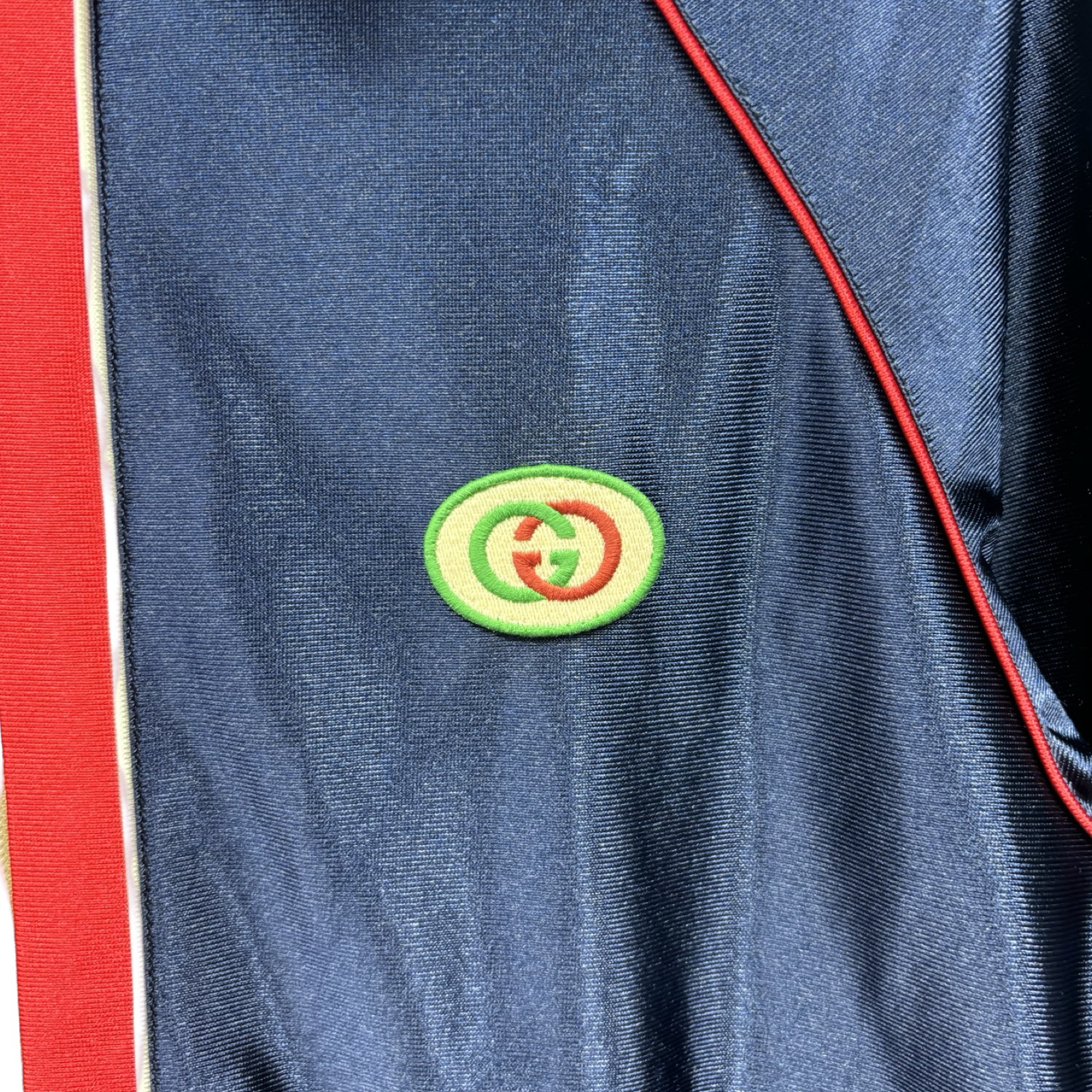 GUCCI 2023SS Shiny Jersey Jacket with Web 655341 XJDF1 Size S