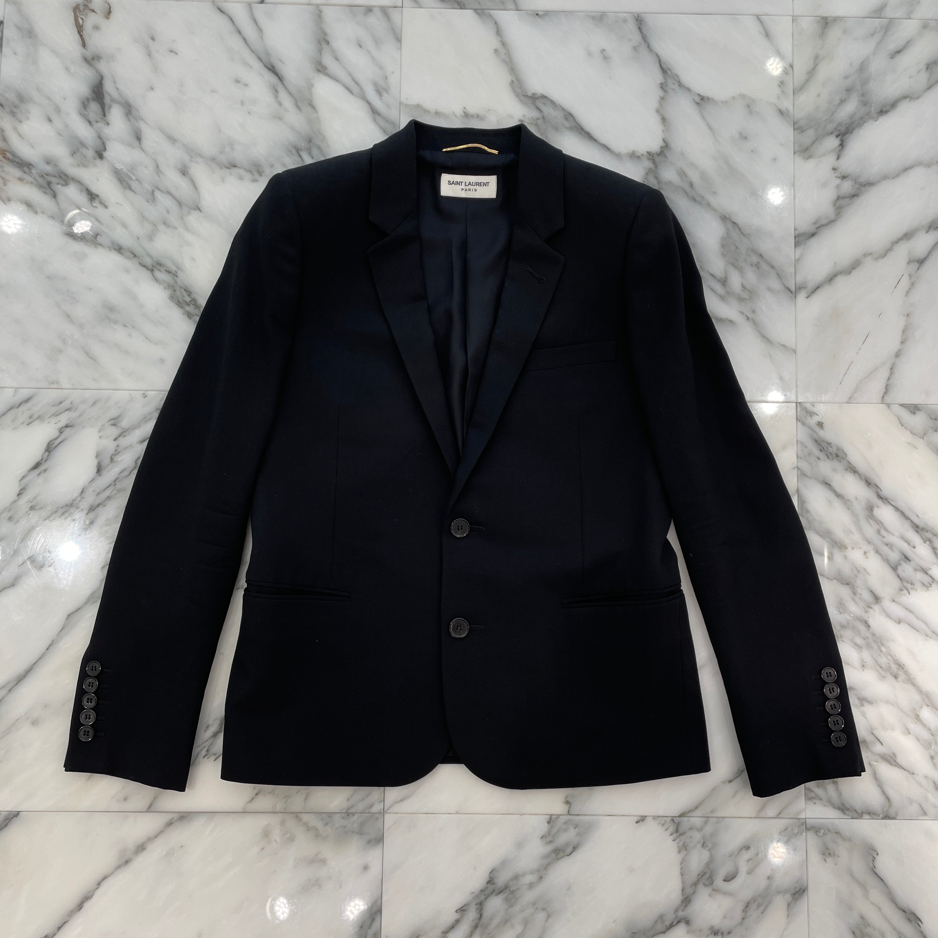 SAINT LAURENT PARIS Tailored Jacket 370346 YYD09 Size 38 サン
