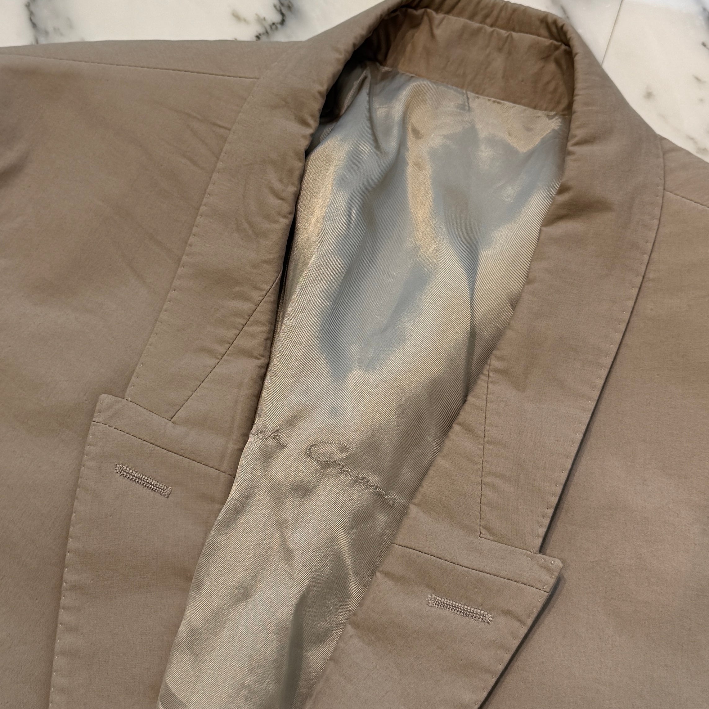 Rick Owens 2024SS Soft Blazer Tailored Jacket RU01D3733-P Size 52 リックオウェンス ソフトブレザー テーラードジャケット サイズ52