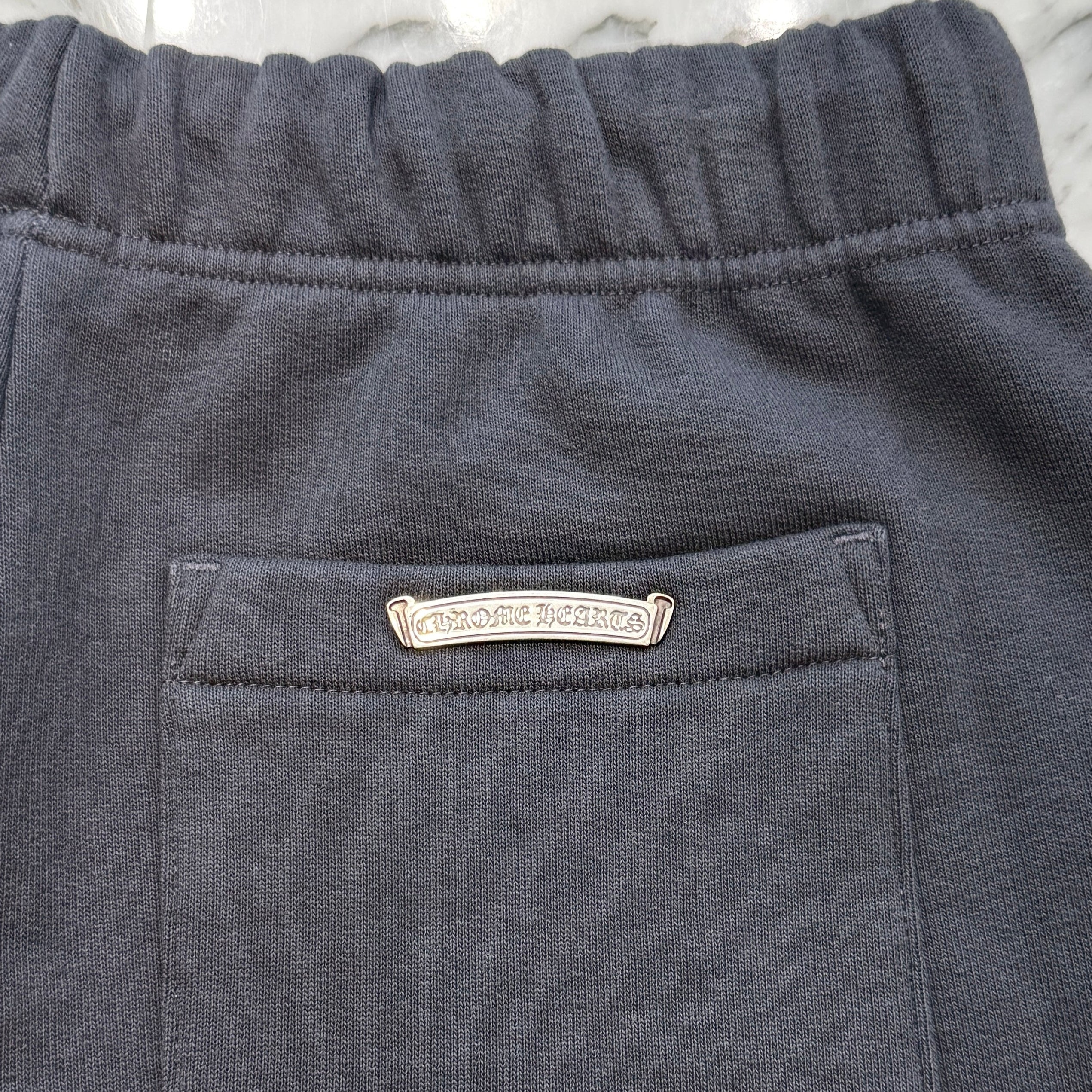 クロムハーツ ワイノット 3 セメタリークロス パッチ スウェットショーツ S CHROME HEARTS Y NOT 3 Cemetery Cross Patch Sweat Shorts Size S