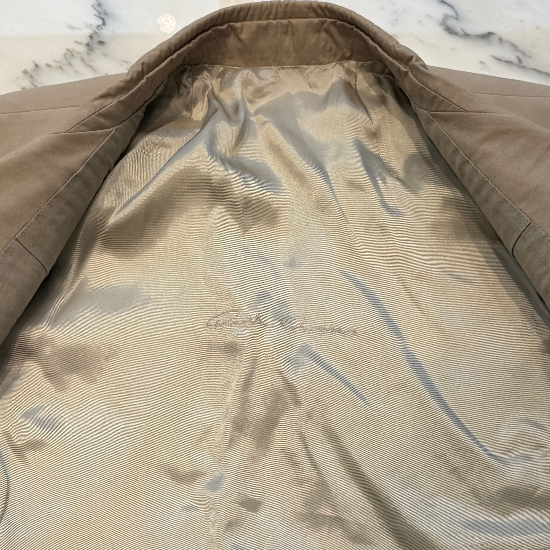 Rick Owens 2024SS Soft Blazer Tailored Jacket RU01D3733-P Size 52 リックオウェンス ソフトブレザー テーラードジャケット サイズ52