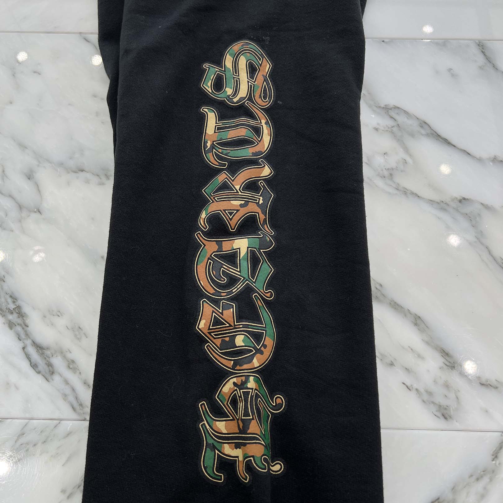 CHROME HEARTS Camo Triple Cross Sweat Long Pants Size L クロムハーツ カモ トリプルクロス スウェットロングパンツ サイズL