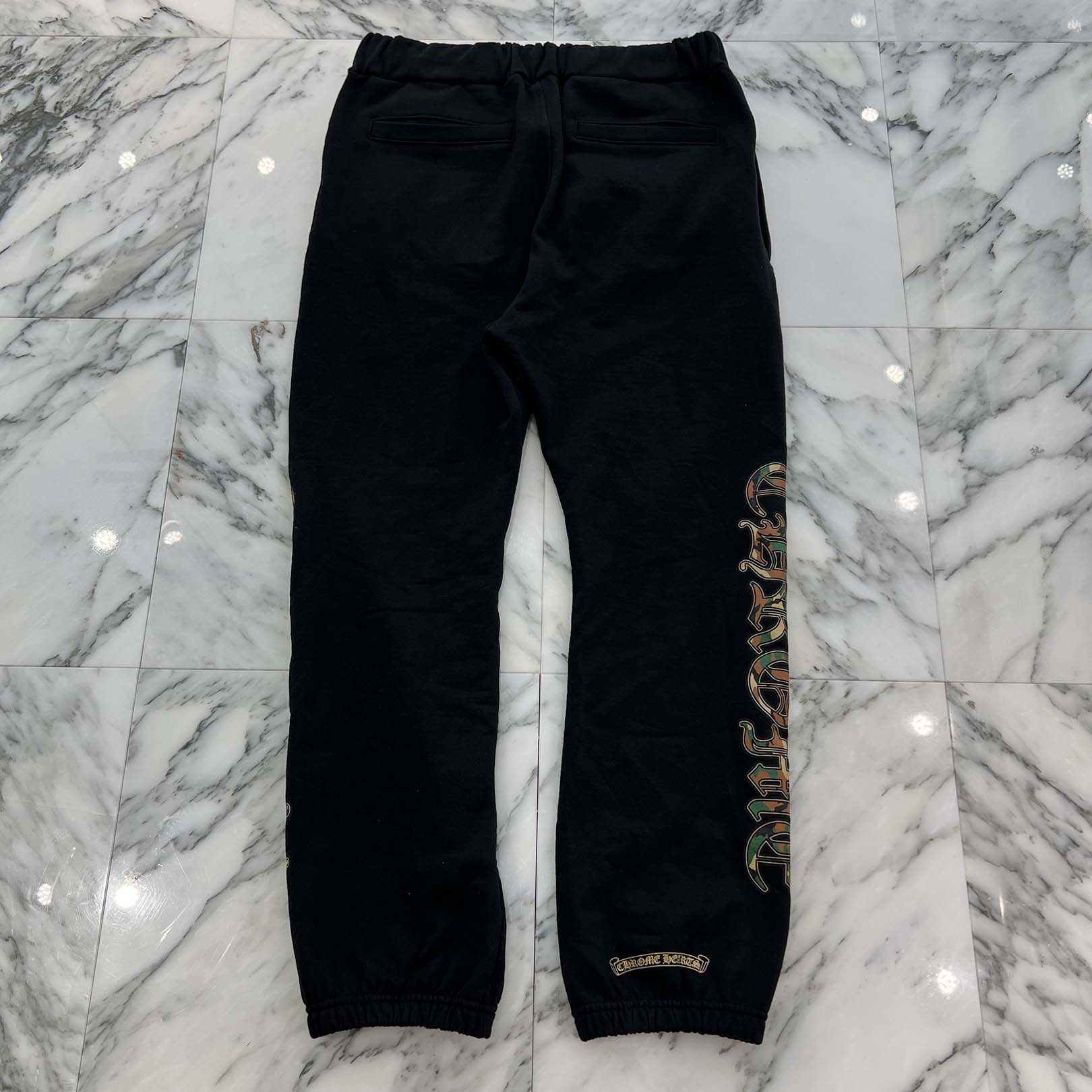 CHROME HEARTS Camo Triple Cross Sweat Long Pants Size L クロムハーツ カモ トリプルクロス スウェットロングパンツ サイズL