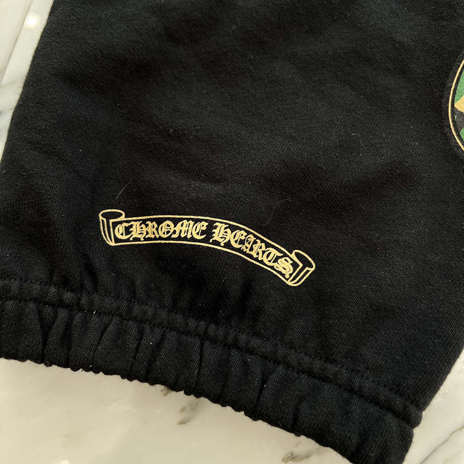 CHROME HEARTS Camo Triple Cross Sweat Long Pants Size L クロムハーツ カモ トリプルクロス スウェットロングパンツ サイズL