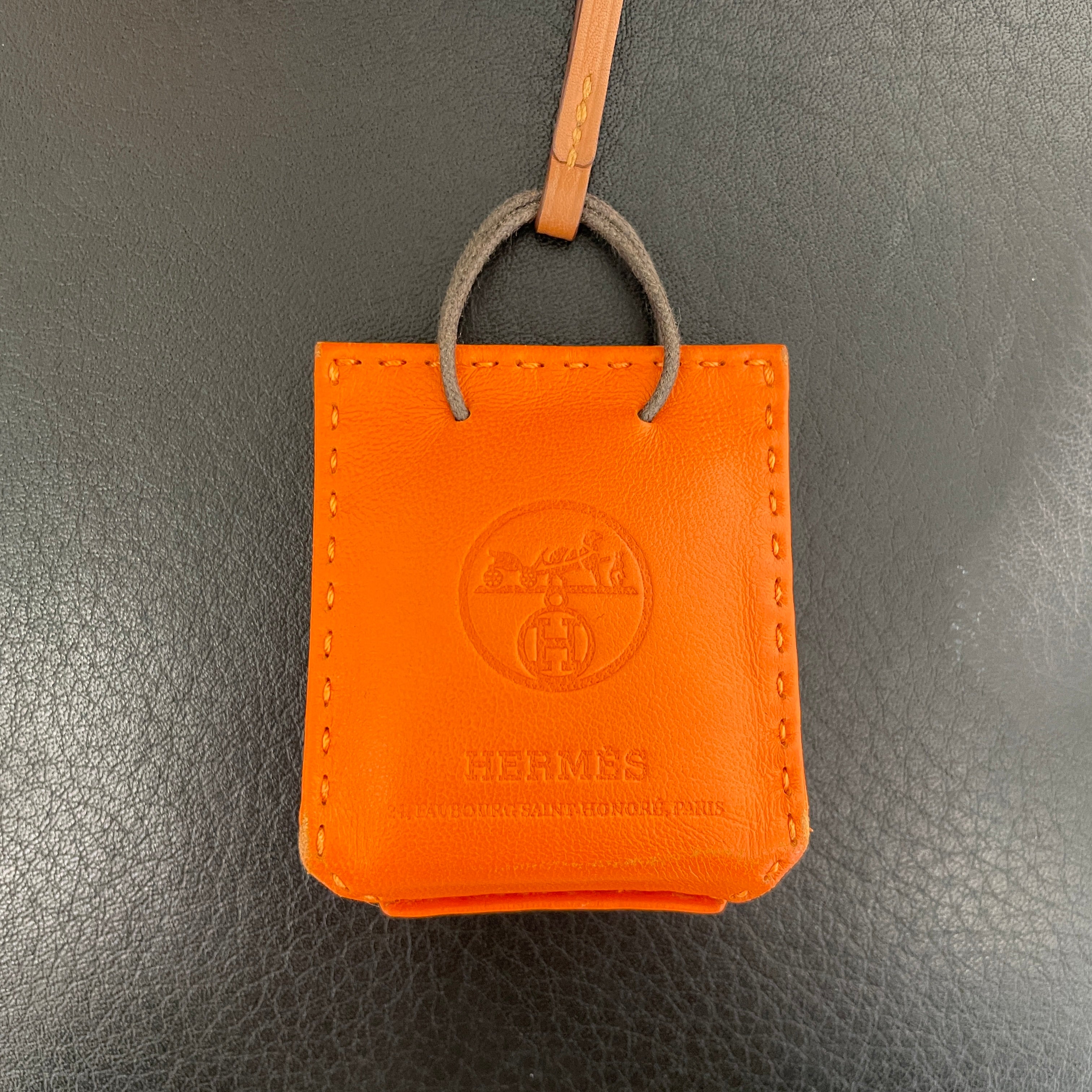 HERMES Sac Orange Bag Charm Anyo Milo Swift Y刻印 エルメス サックオランジュ バッグチャーム アニョーミロ スイフト