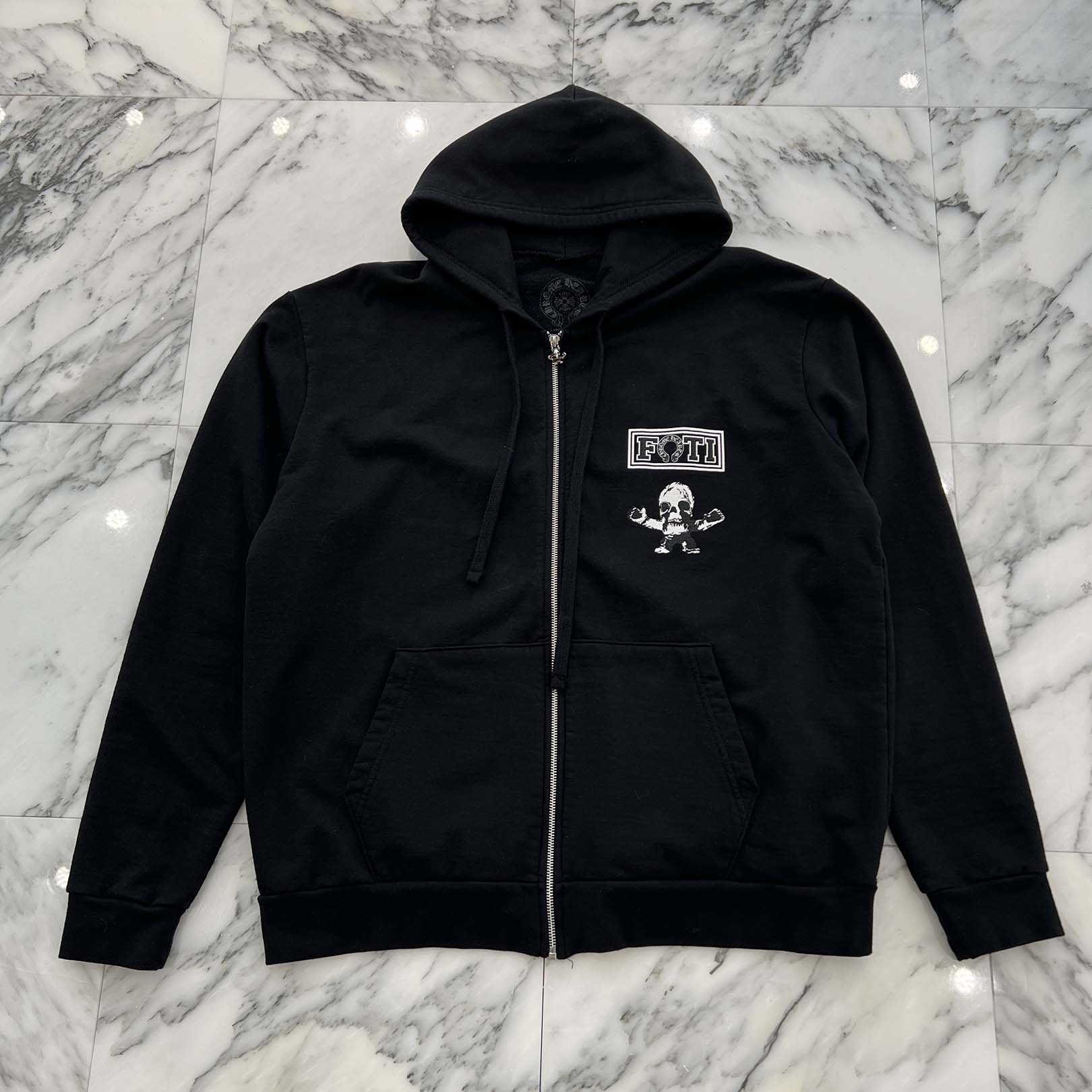 CHROME HEARTS 2025SS FOTI HARRIS Zip Up Hoodie Size L クロムハーツ フォティ ハリス ジップアップ フーディ サイズL