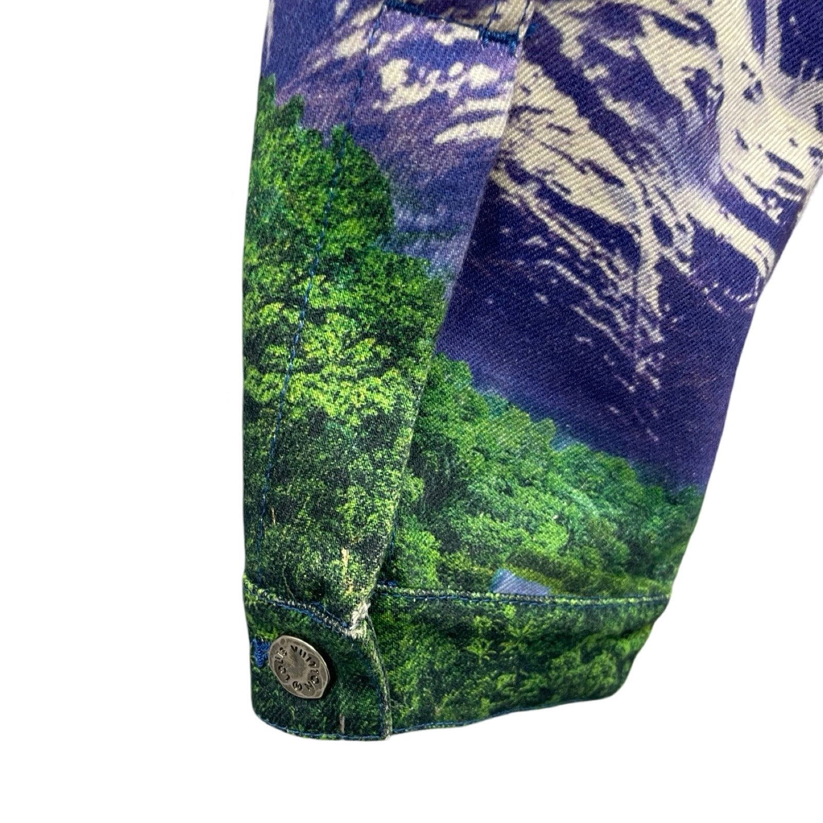 LOUIS VUITTON 2022SS Landscape Denim Jacket 1A9T13 Size 50
