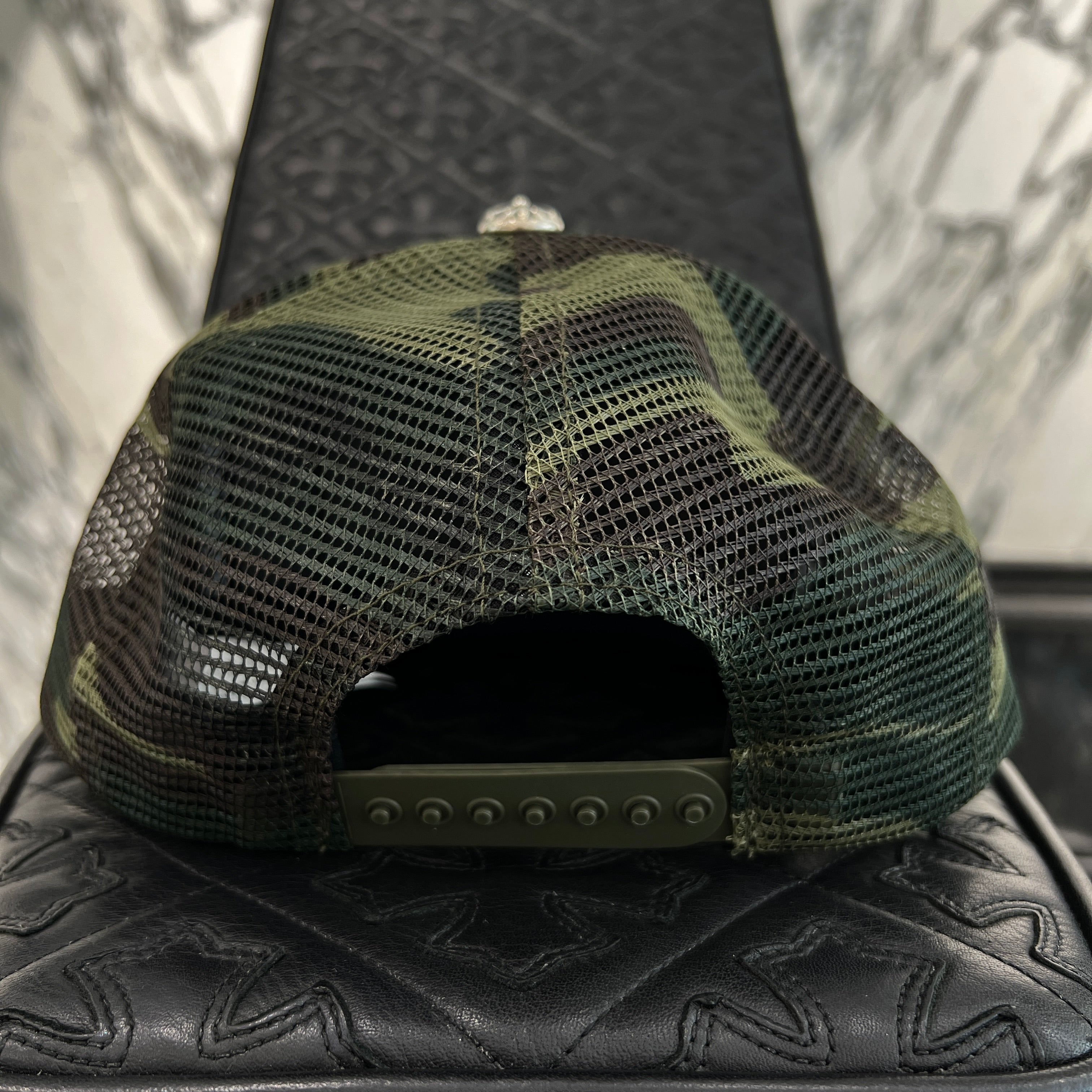 CHROME HEARTS tracker cap camo クロムハーツ CHROME HEARTS Hollywood Limited Camo Mesh Trucker Cap Size