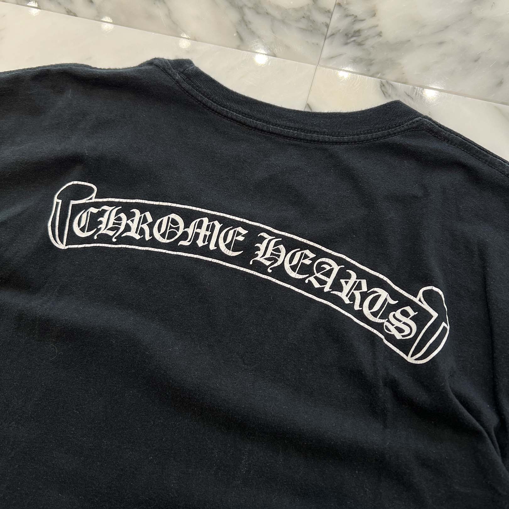 CHROME HEARTS Back Scroll Tee Size L クロムハーツ バックスクロール Tシャツ サイズL