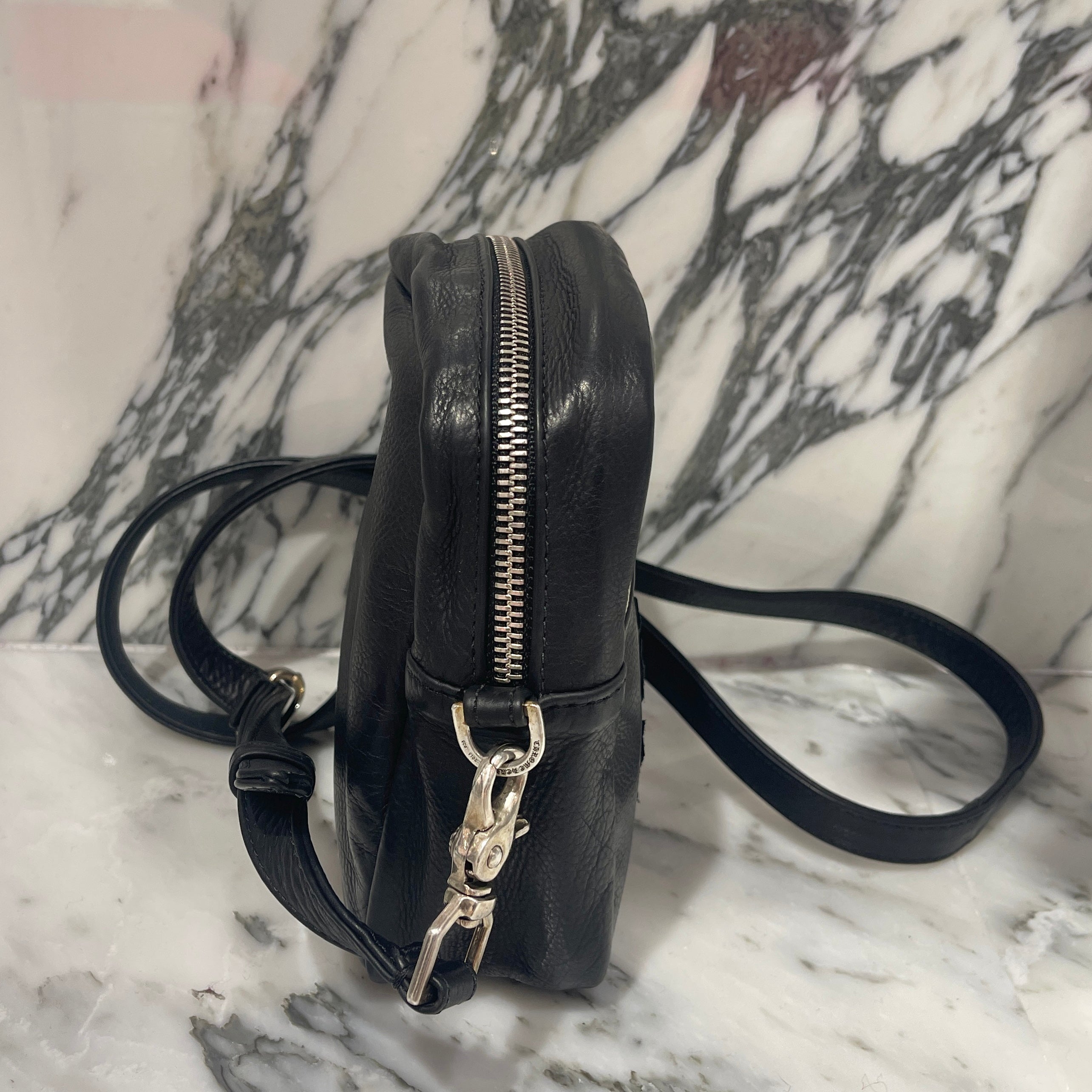 CHROME HEARTS TAKAMINI 3 Cemetery Cross Patch Shoulder Bag クロムハーツ タカミニ 3セメタリークロスパッチ ショルダーバッグ