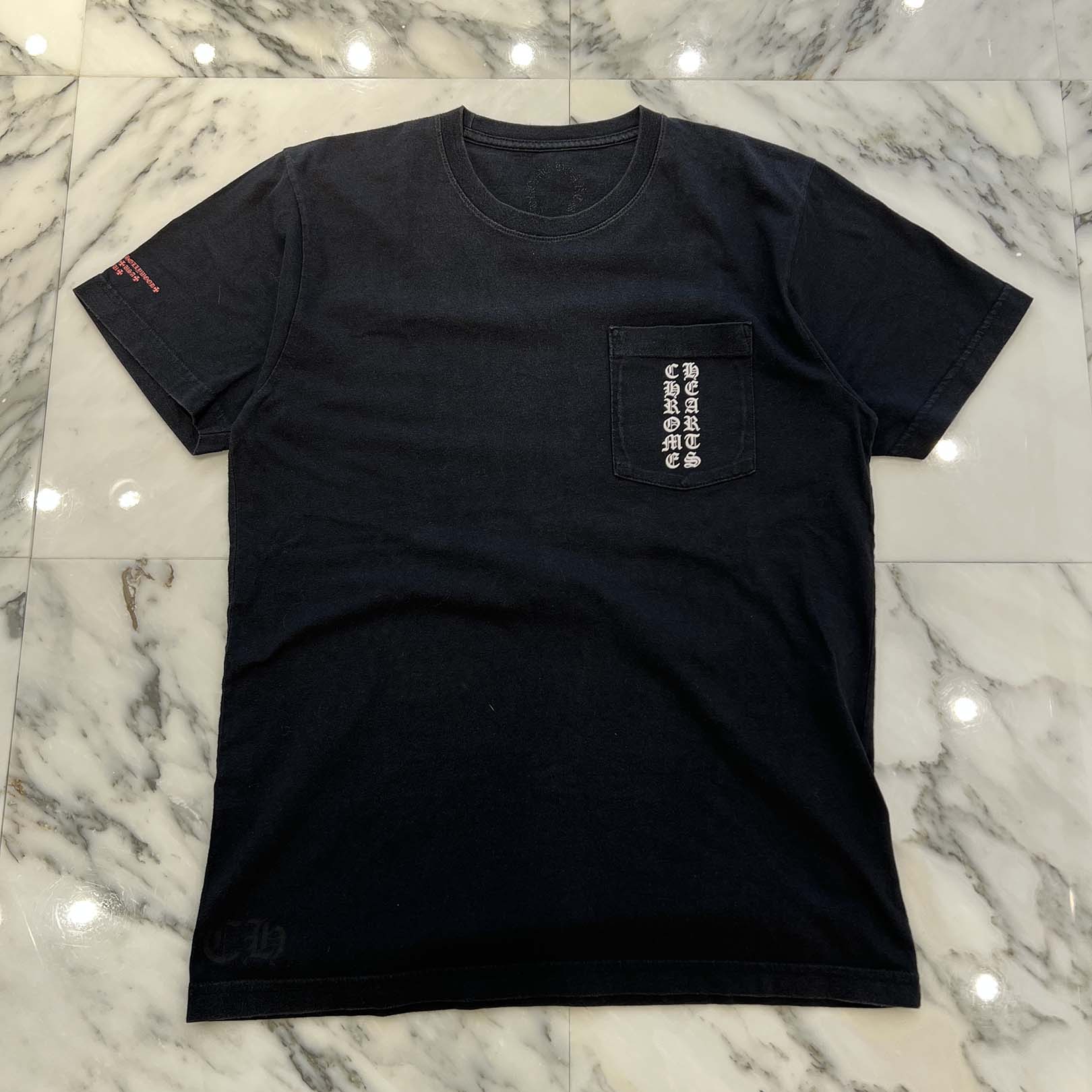 クロムハーツ CHROME HEARTS FUCK YOU Tee Tシャツ限定 CHROME HEARTS Fuck You Vertical Logo Print Tee Size M クロムハーツ