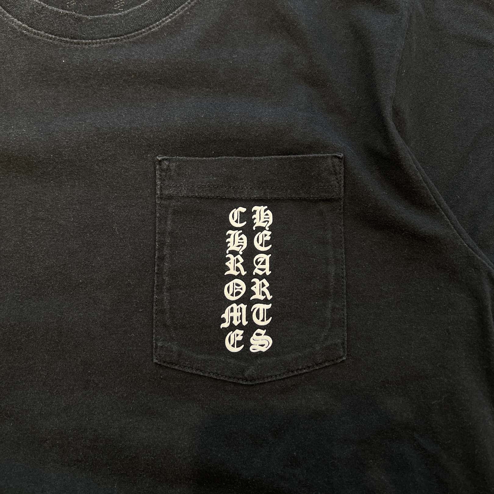 CHROME HEARTS Fuck You Vertical Logo Print Tee Size M クロムハーツ