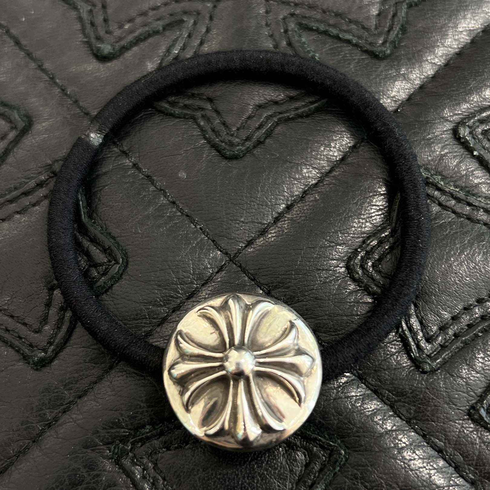 CHROME HEARTS CROSS BALL HAIR BAND クロムハーツ クロスボール ヘア