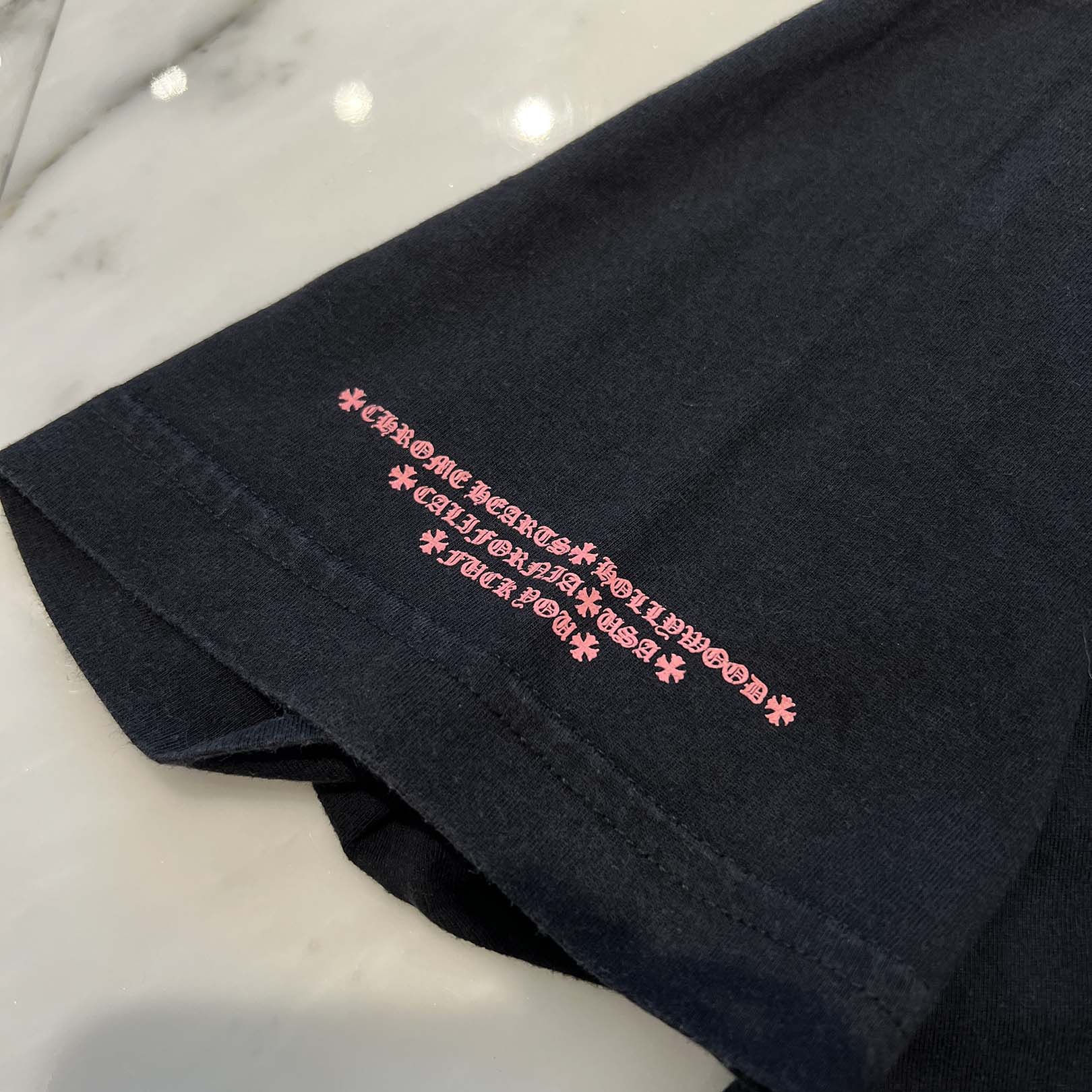 CHROME HEARTS Fuck You Vertical Logo Print Tee Size M クロムハーツ ファックユー ヴァーティカルロゴ プリント Tシャツ サイズM