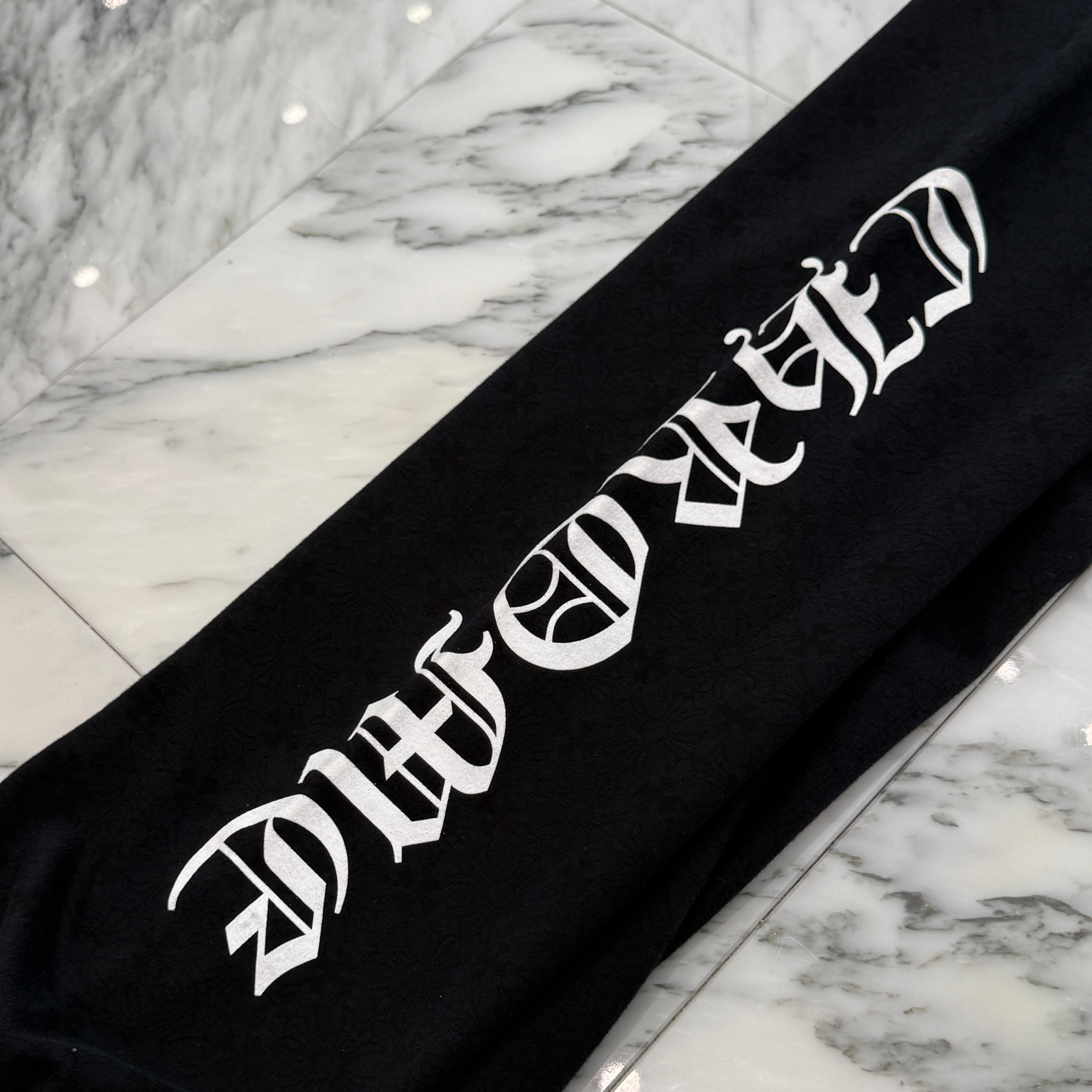 CHROME HEARTS CH Plus Horseshoe Fuck You Logo Sweat Long Pants Size L クロムハーツ CHプラス総柄 サイドロゴ ファックユー スウェットロングパンツ サイズL