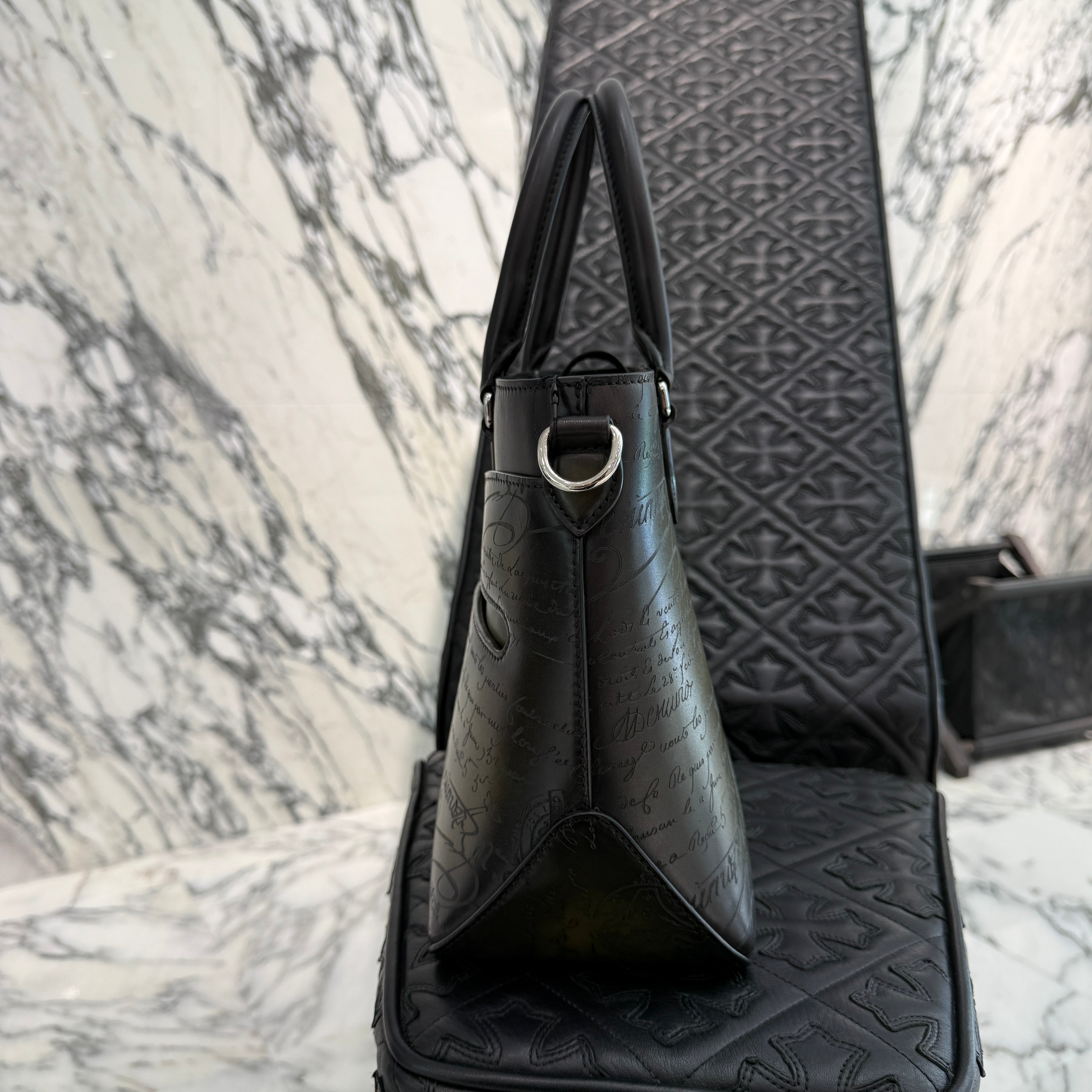 BERLUTI Toujours XS Gradiant Scritto Leather Tote Bag