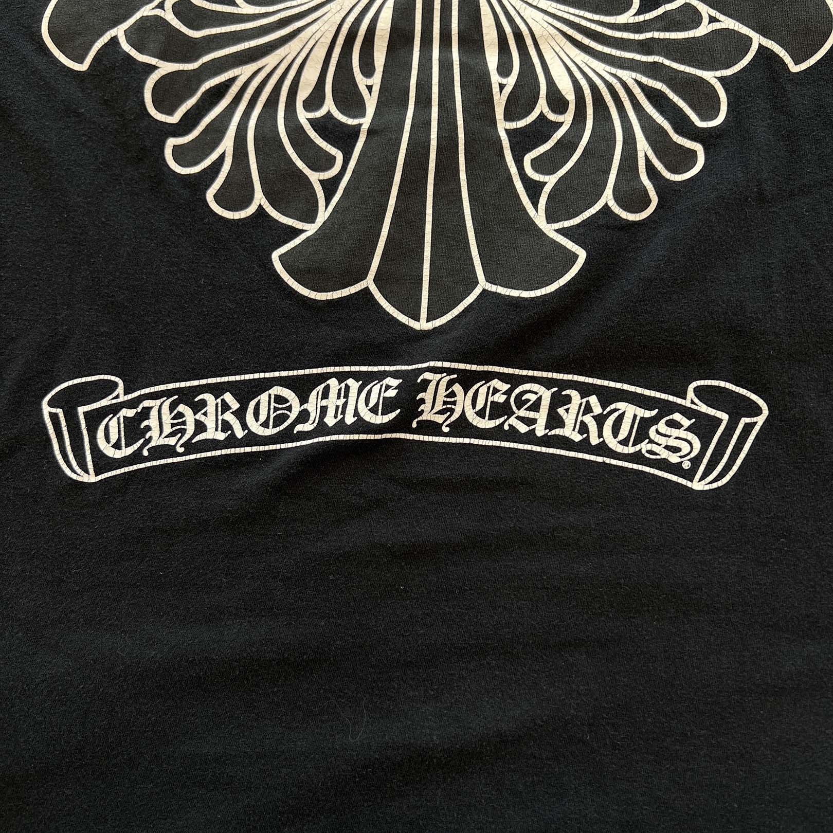 CHROME HEARTS Back Scroll CH Plus Tee Size L クロムハーツ バックスクロール CHプラス Tシャツ サイズL
