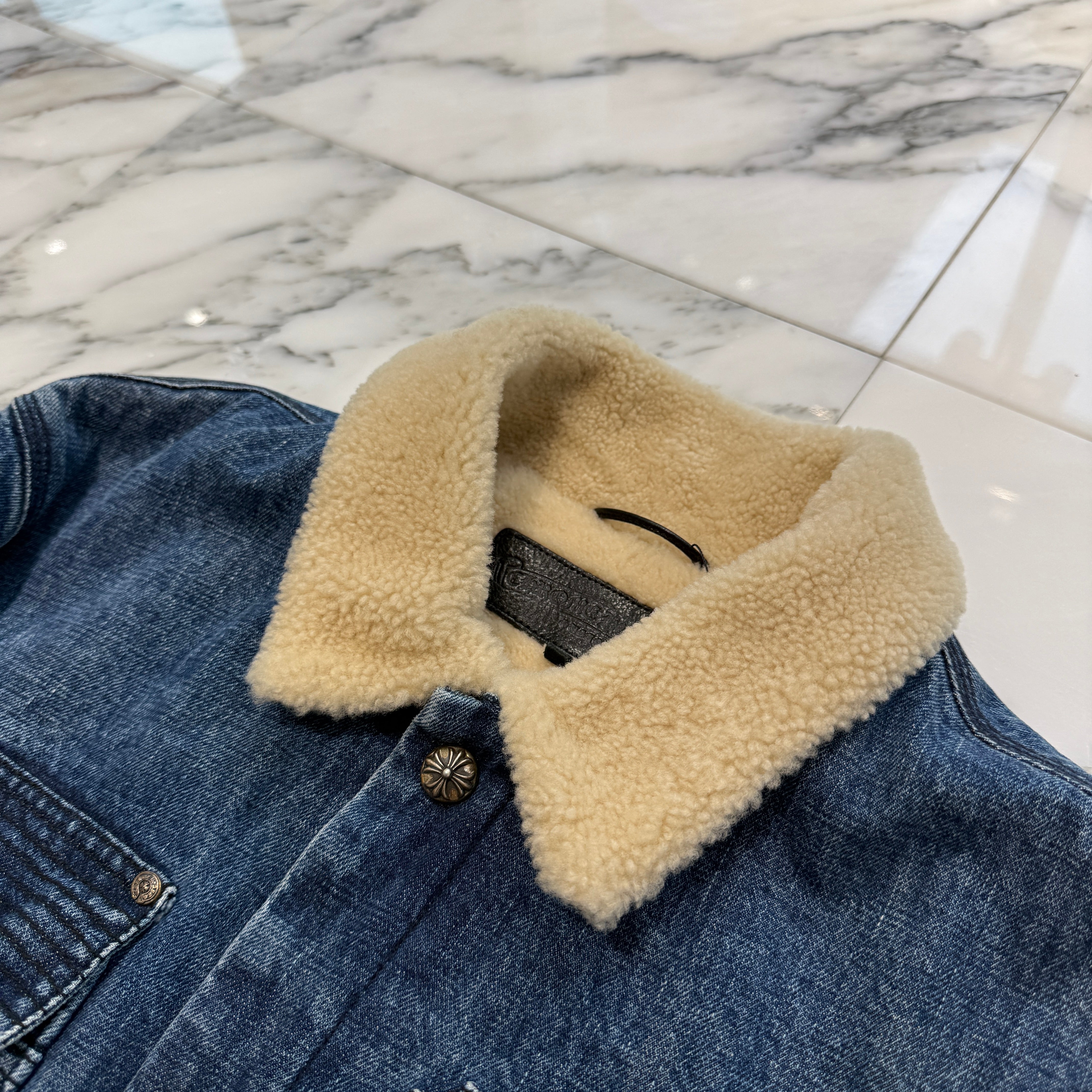 CHROME HEARTS SOAP ON A ROPE Denim Jacket Size L クロムハーツ ソープオンアロープ デニムジャケット サイズL