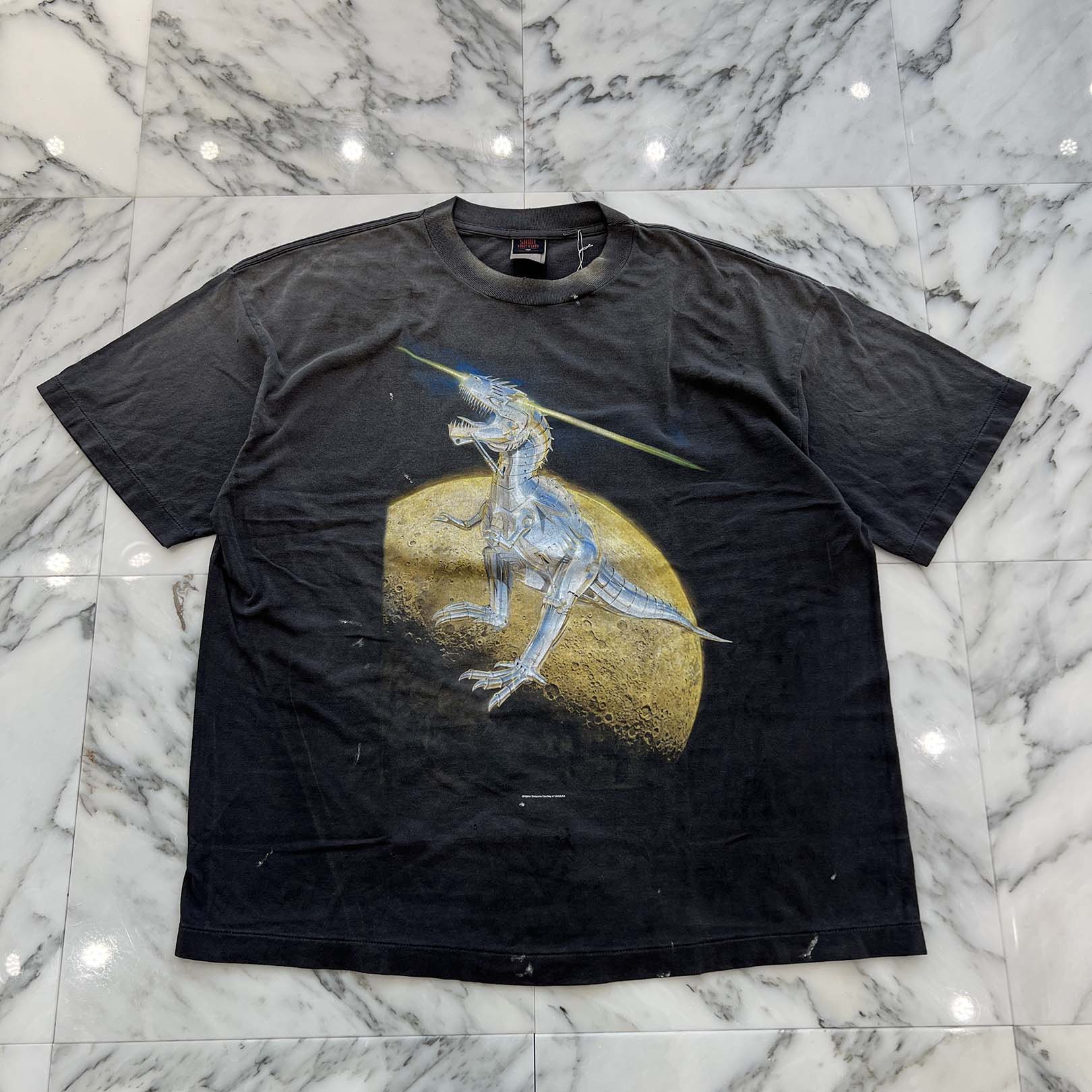 SAINT Mxxxxxx × SORAYAMA 2025AW T-Rex Print Tee SM-HR1-0000-C47 Size XL セントマイケル×ソラヤマ Tレックスプリント Tシャツ サイズXL