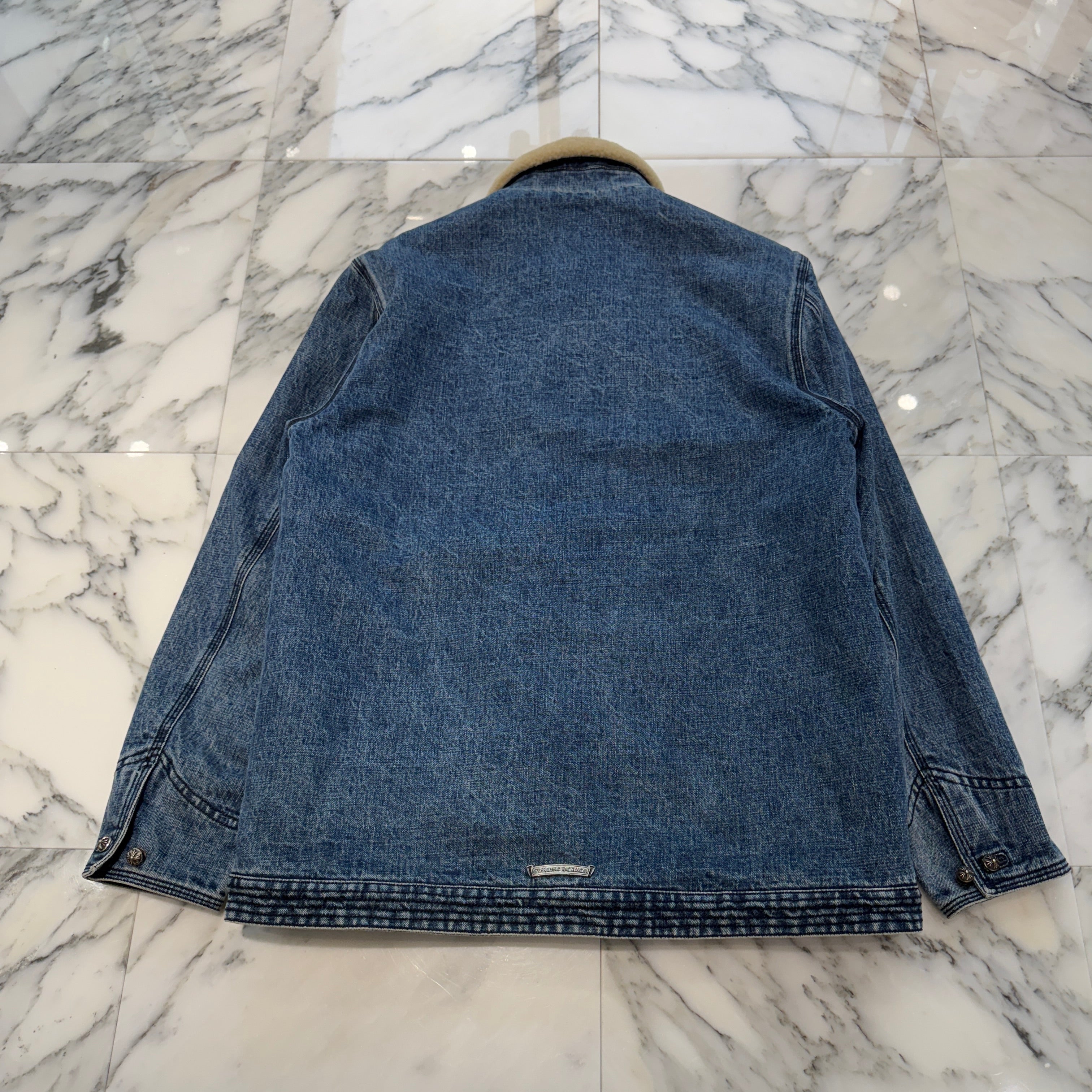 CHROME HEARTS SOAP ON A ROPE Denim Jacket Size L クロムハーツ