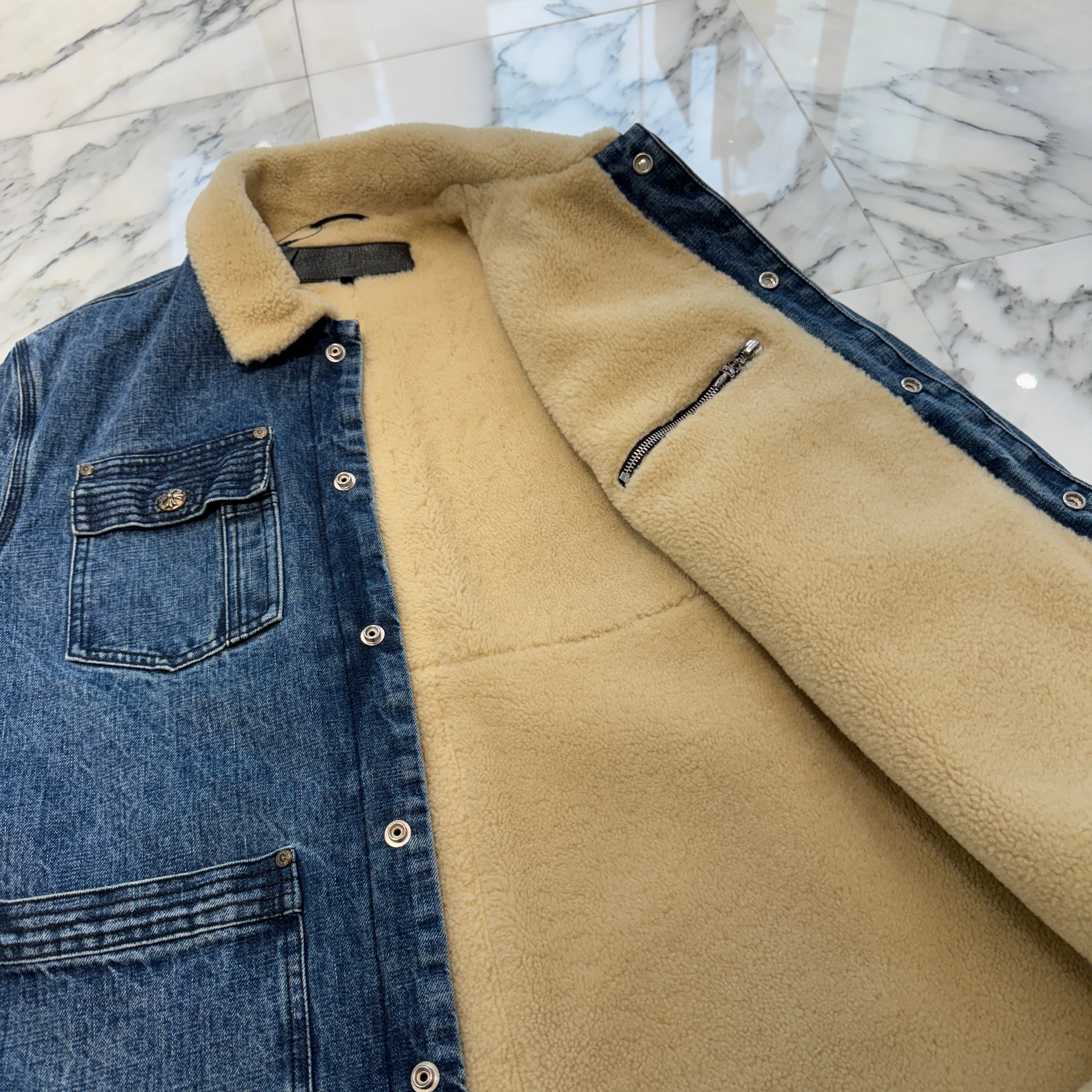 CHROME HEARTS SOAP ON A ROPE Denim Jacket Size L クロムハーツ ソープオンアロープ デニムジャケット サイズL