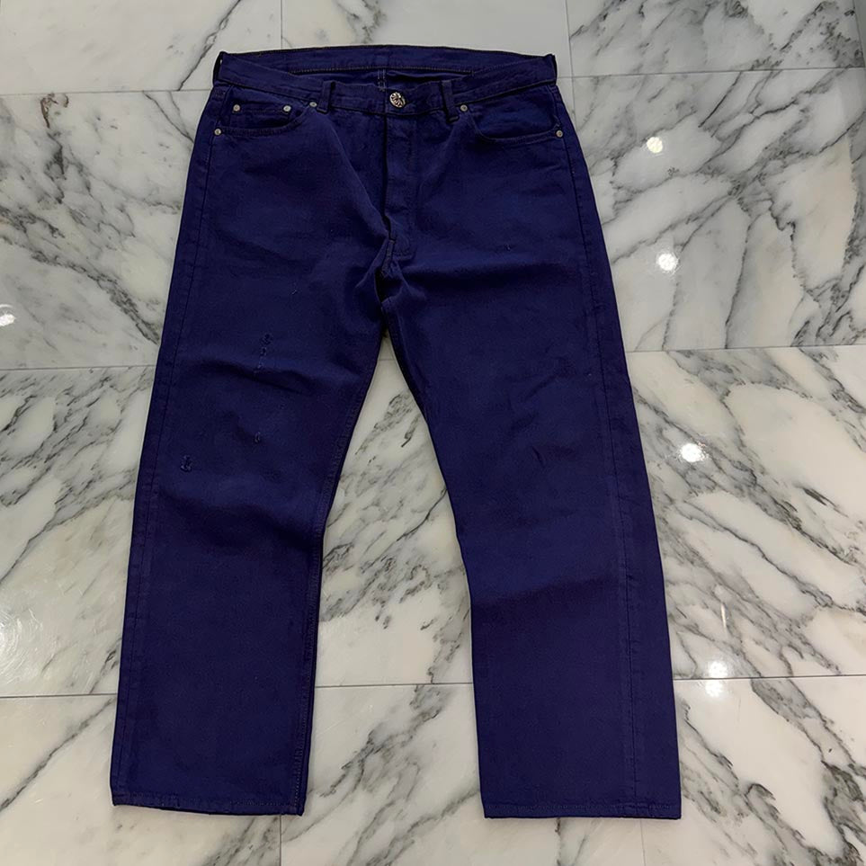 CHROME HEARTS Levi's Body VNTG Purple Cotton Pants Size 36 クロムハーツ リーバイスボディ ヴィンテージ パープル コットンパンツ サイズ36
