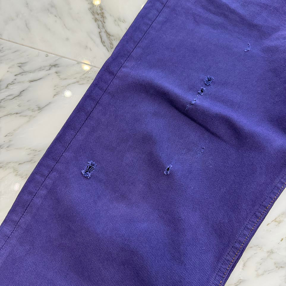 CHROME HEARTS Levi's Body VNTG Purple Cotton Pants Size 36 クロムハーツ リーバイスボディ ヴィンテージ パープル コットンパンツ サイズ36