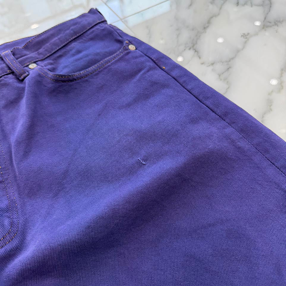 CHROME HEARTS Levi's Body VNTG Purple Cotton Pants Size 36 クロムハーツ リーバイスボディ ヴィンテージ パープル コットンパンツ サイズ36