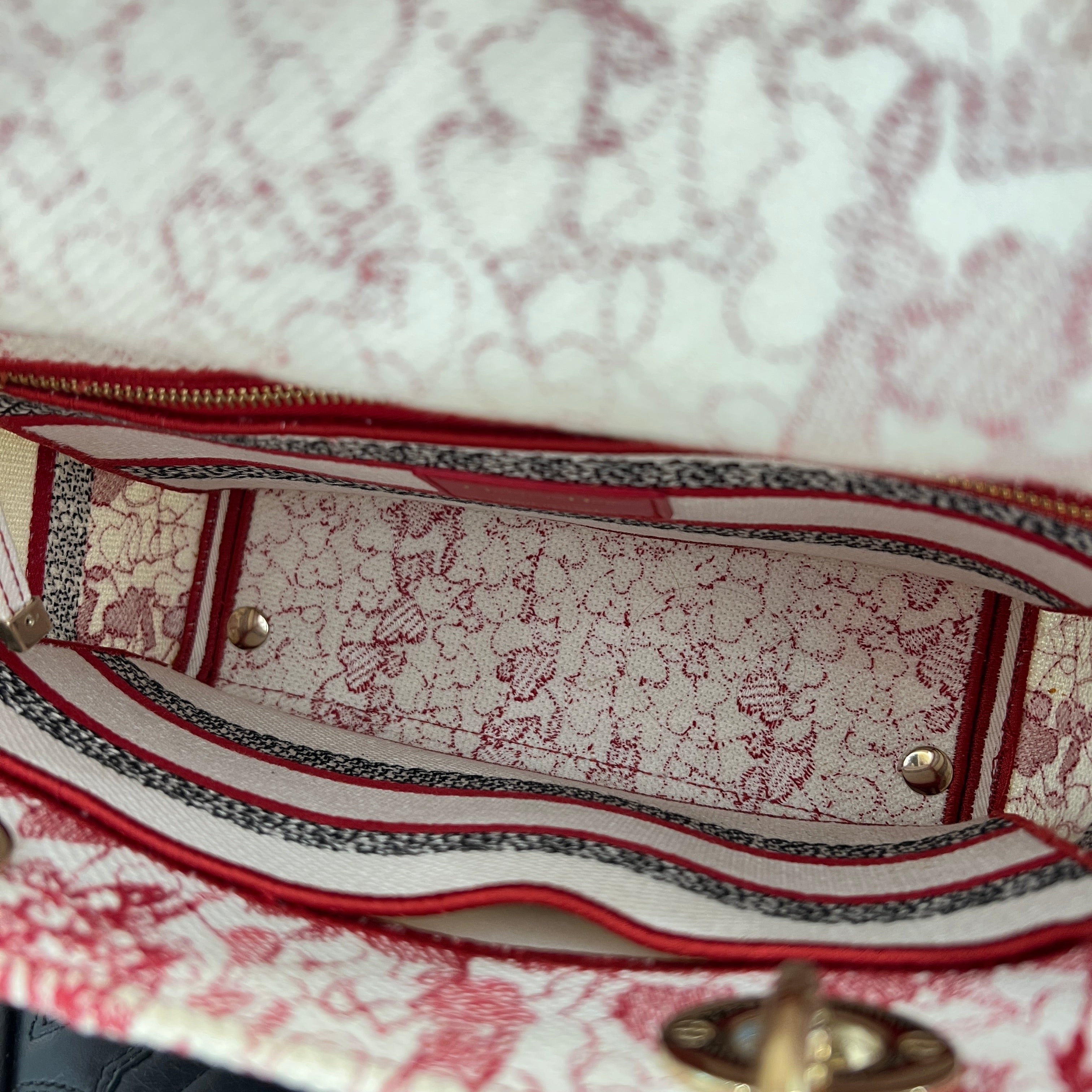 DIOR 2021AW Christian Dior LADY D-Lite Medium Raoyaume d'Amour 2WAY Bag ディオール クリスチャン・ディオール レディ ディーライト ミディアム Raoyaume d'Amour 2ウェイ バッグ