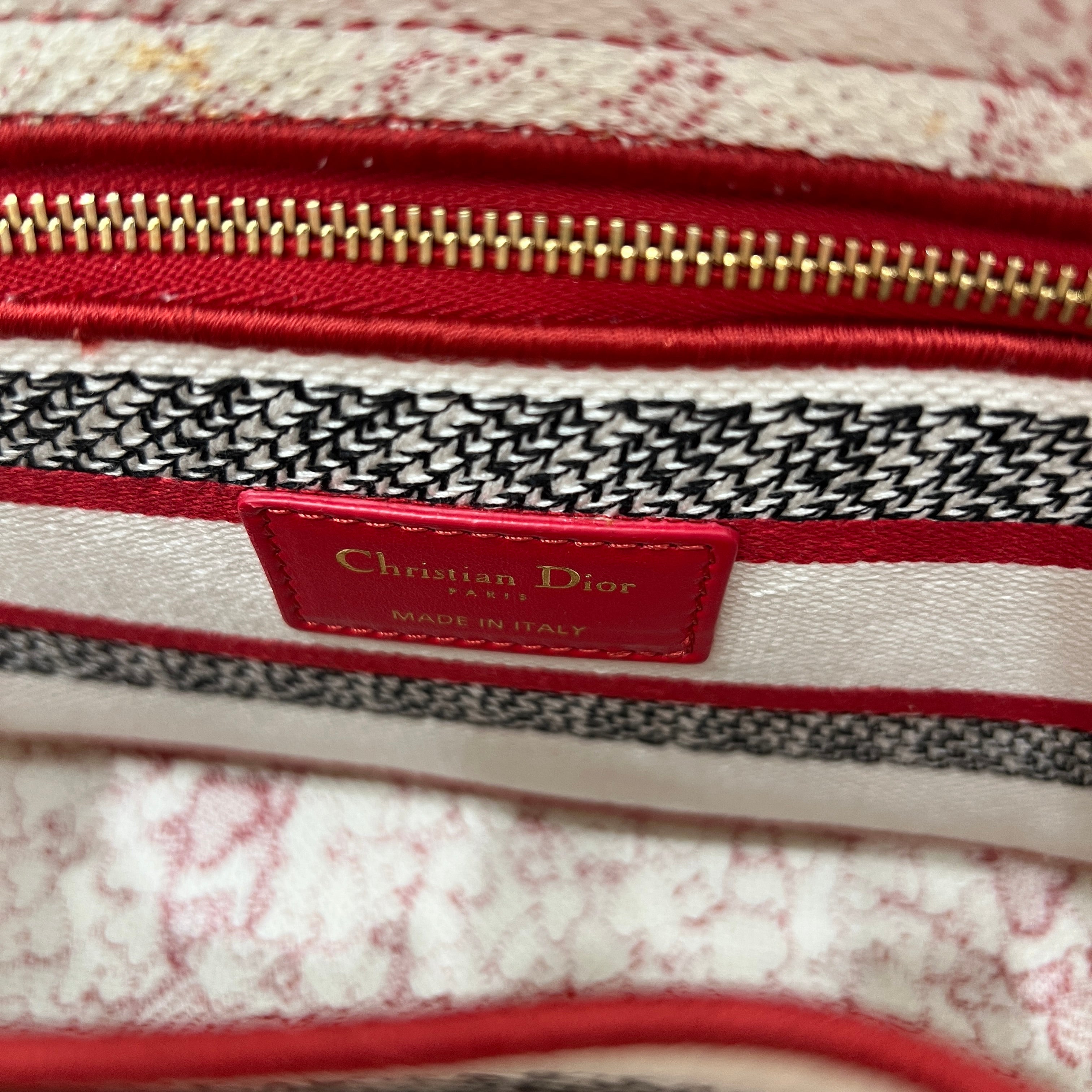 DIOR 2021AW Christian Dior LADY D-Lite Medium Raoyaume d'Amour 2WAY Bag ディオール クリスチャン・ディオール レディ ディーライト ミディアム Raoyaume d'Amour 2ウェイ バッグ